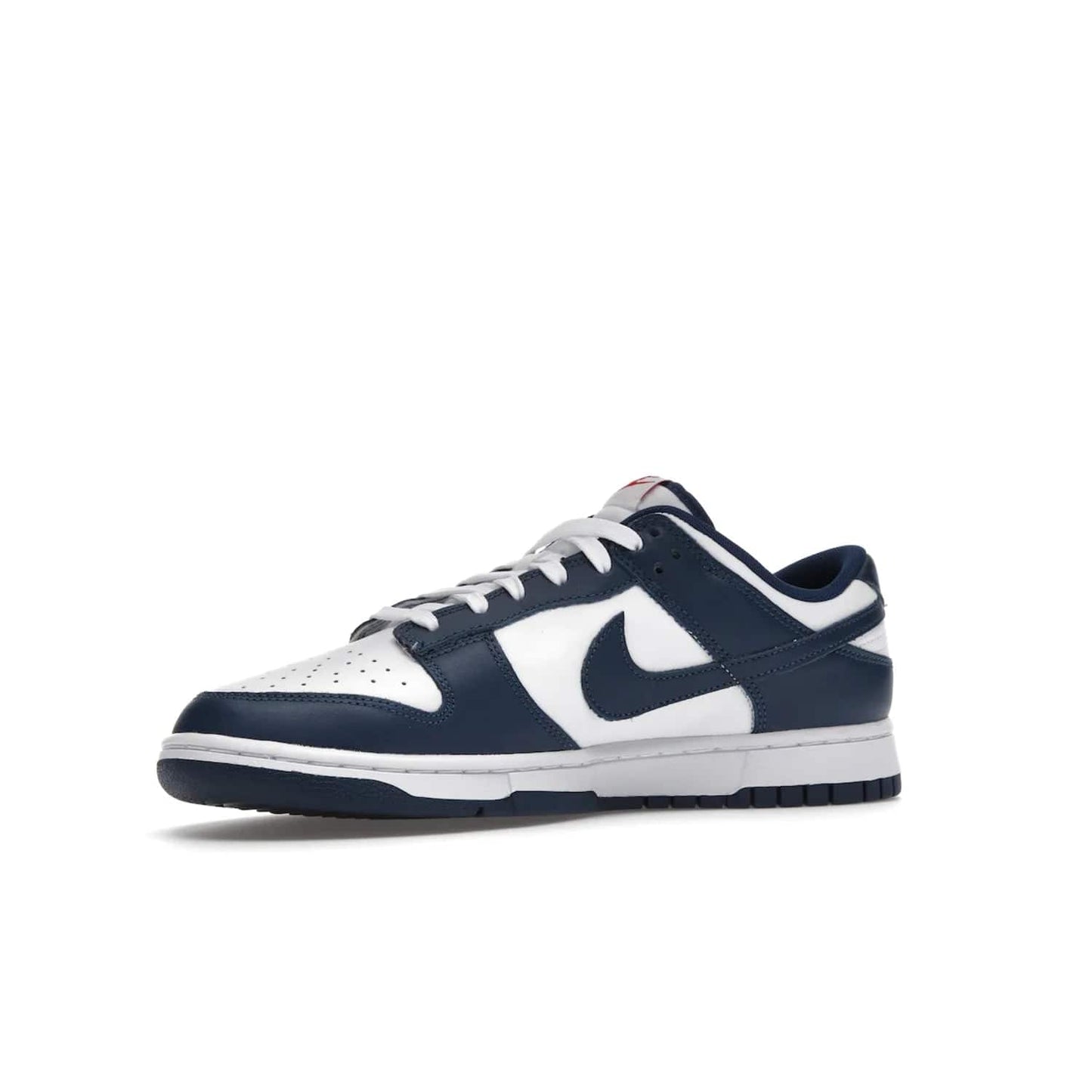 Nike Dunk Low Valerian Blue - Image 16 - Only at www.BallersClubKickz.com - Fresh Nike Dunk Low Valerian Blue drops May 2022 with white leather, blue overlays, red accents and an Air sole. Perfect for the summer season.