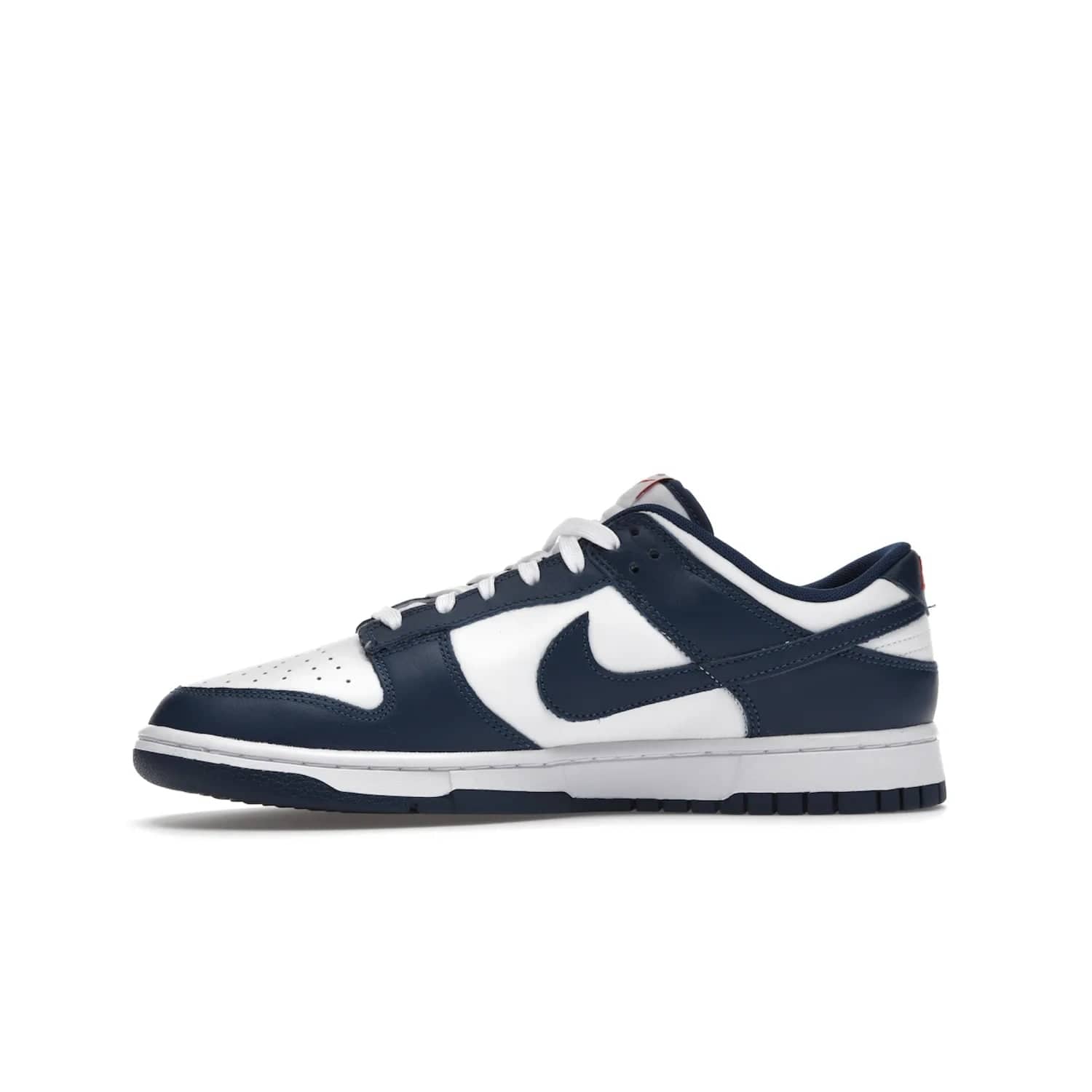 Nike Dunk Low Valerian Blue - Image 18 - Only at www.BallersClubKickz.com - Fresh Nike Dunk Low Valerian Blue drops May 2022 with white leather, blue overlays, red accents and an Air sole. Perfect for the summer season.