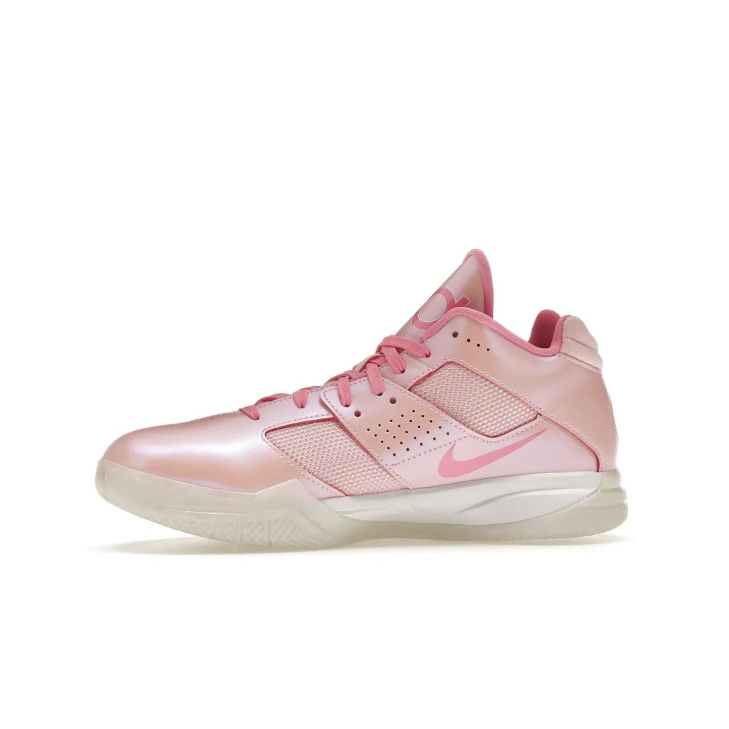 Nike KD 3 Aunt Pearl - Image 18 - Only at www.BallersClubKickz.com - Introducing the Nike KD 3 Aunt Pearl. Featuring a bold Medium Soft Pink, White, & Lotus Pink colorway. Get ready to stand out this October 15th.