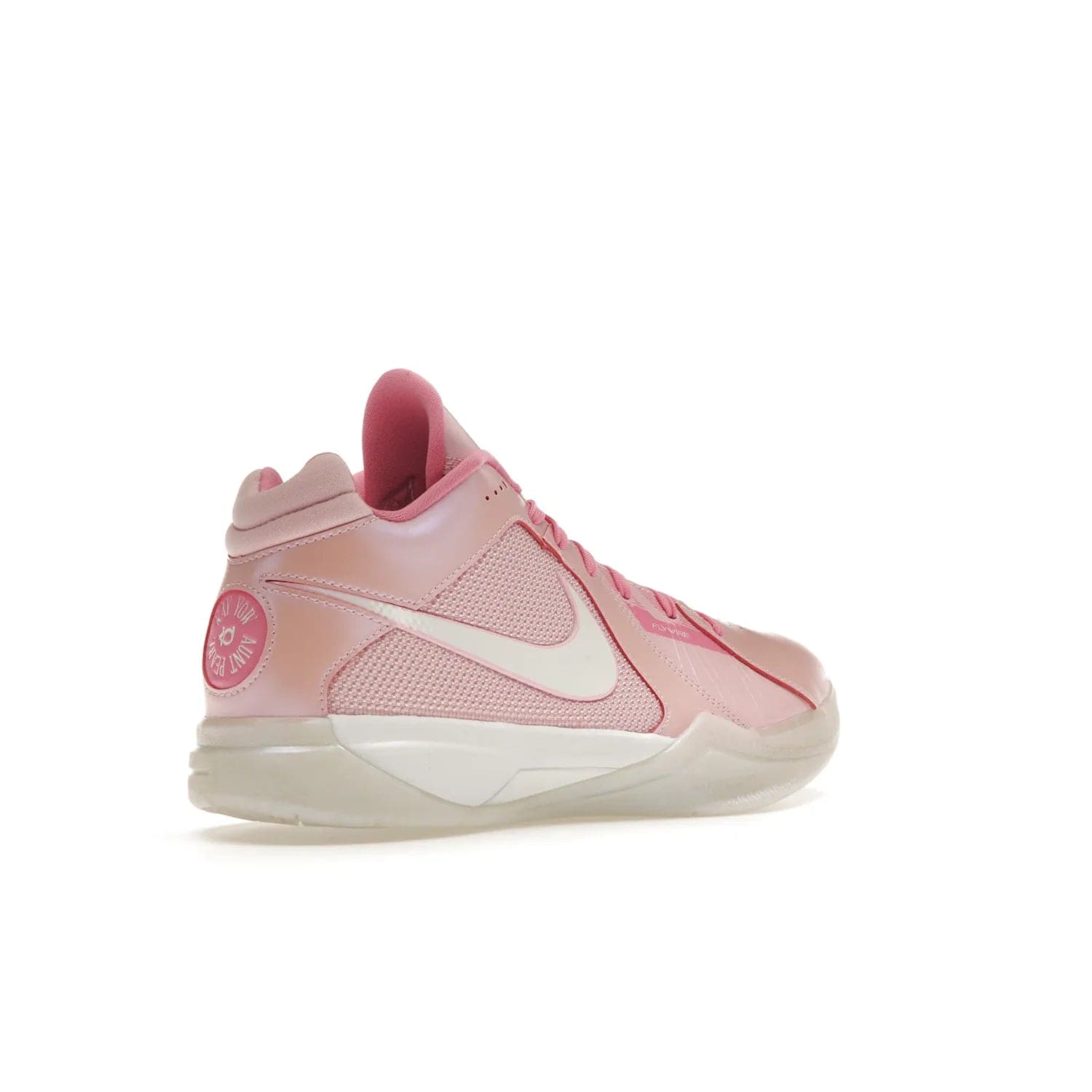 Nike KD 3 Aunt Pearl - Image 33 - Only at www.BallersClubKickz.com - Introducing the Nike KD 3 Aunt Pearl. Featuring a bold Medium Soft Pink, White, & Lotus Pink colorway. Get ready to stand out this October 15th.
