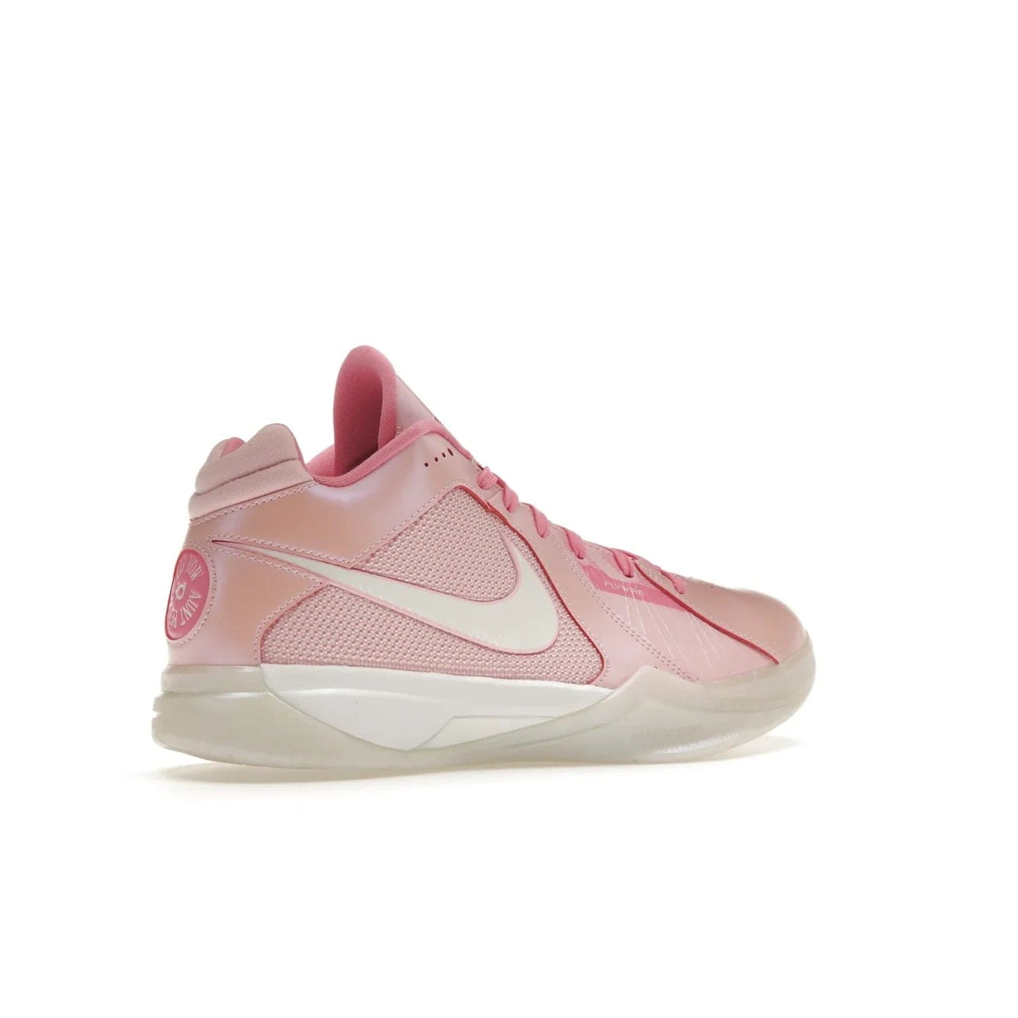 Nike KD 3 Aunt Pearl - Image 34 - Only at www.BallersClubKickz.com - Introducing the Nike KD 3 Aunt Pearl. Featuring a bold Medium Soft Pink, White, & Lotus Pink colorway. Get ready to stand out this October 15th.