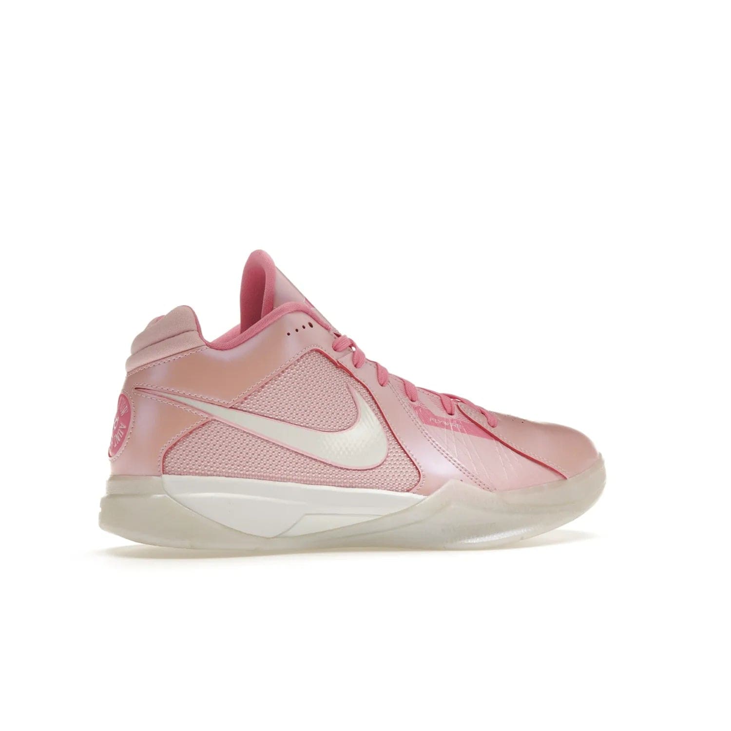 Nike KD 3 Aunt Pearl - Image 35 - Only at www.BallersClubKickz.com - Introducing the Nike KD 3 Aunt Pearl. Featuring a bold Medium Soft Pink, White, & Lotus Pink colorway. Get ready to stand out this October 15th.