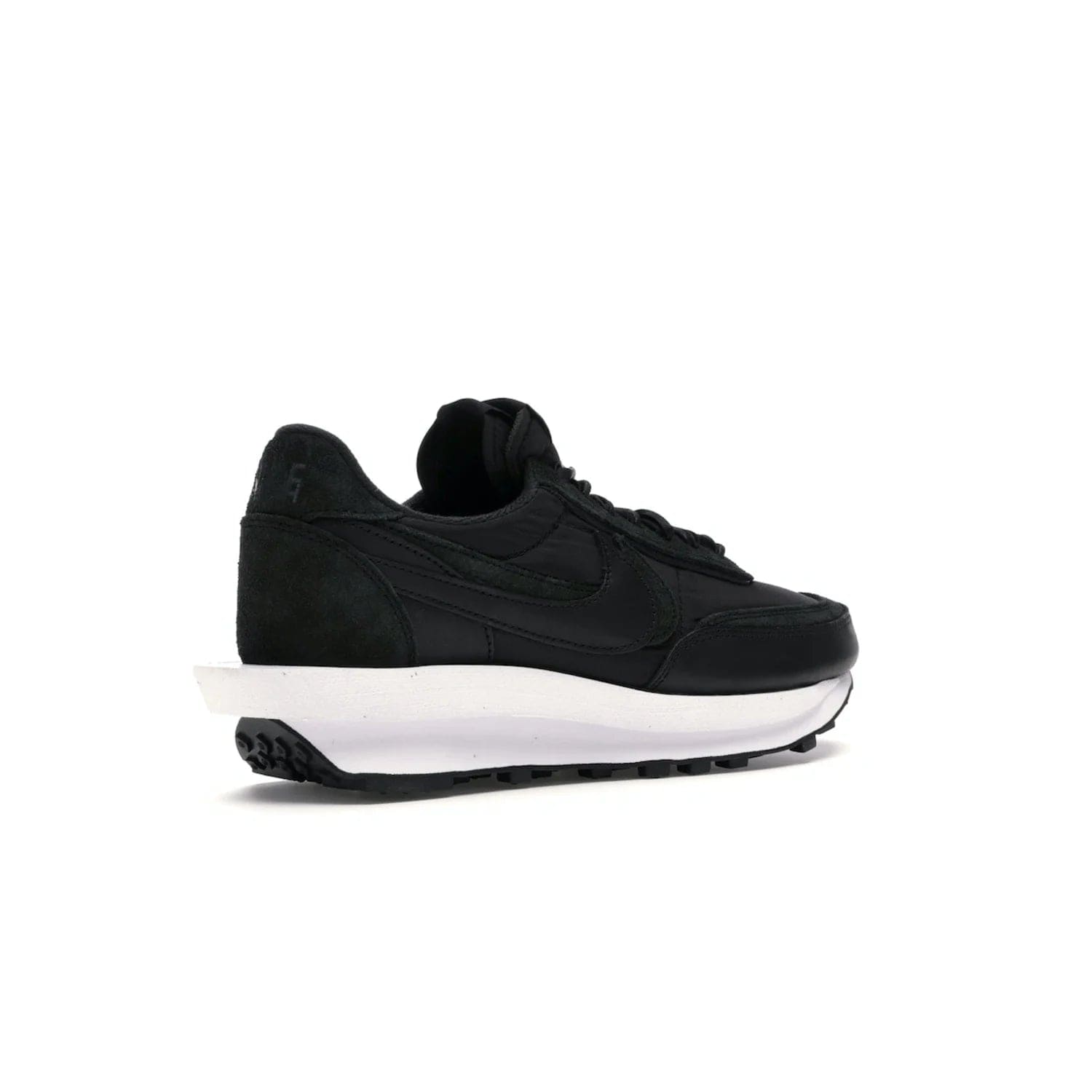 Nike LD Waffle sacai Black Nylon - Image 33 - Only at www.BallersClubKickz.com - Upgrade your streetstyle with the Nike LD Waffle Sacai Black Nylon. Get the iconic look of a doubled sole, tongue, and swoosh with no extra laces needed, inspired by modern fashion for spring. Step up your fashion with this luxurious combination of black nylon and suede. Shop the Nike LD Waffle Sacai Black Nylon sneaker today.