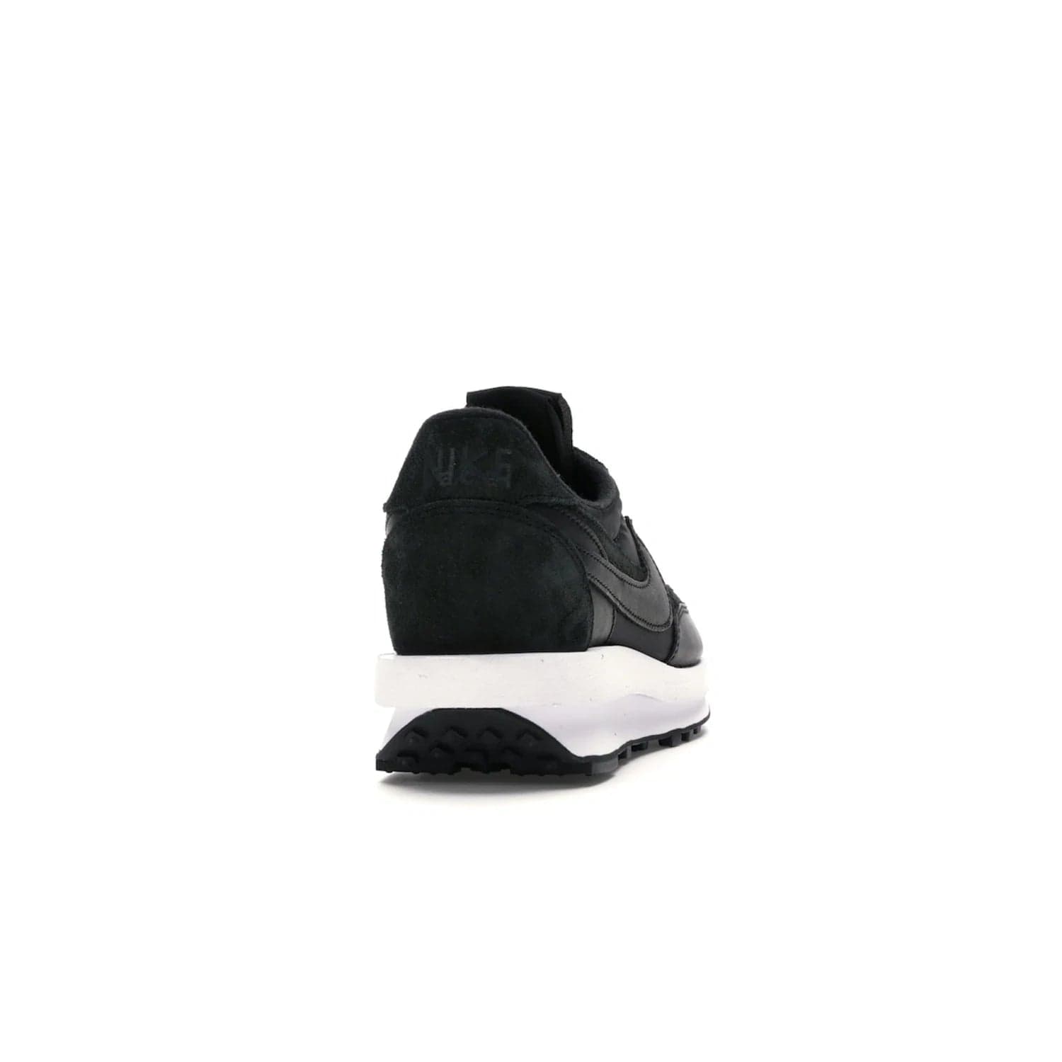 Nike LD Waffle sacai Black Nylon - Image 29 - Only at www.BallersClubKickz.com - Upgrade your streetstyle with the Nike LD Waffle Sacai Black Nylon. Get the iconic look of a doubled sole, tongue, and swoosh with no extra laces needed, inspired by modern fashion for spring. Step up your fashion with this luxurious combination of black nylon and suede. Shop the Nike LD Waffle Sacai Black Nylon sneaker today.