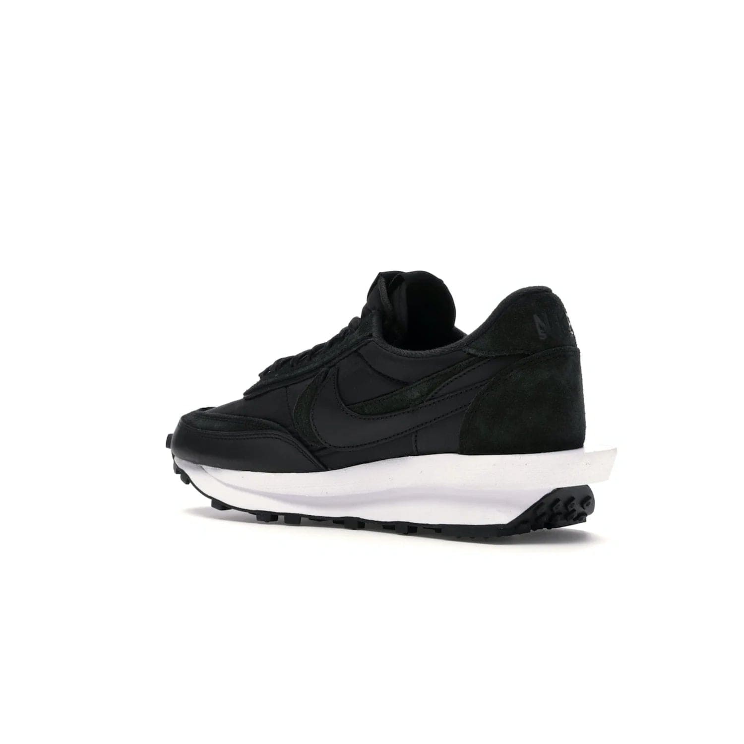 Nike LD Waffle sacai Black Nylon - Image 23 - Only at www.BallersClubKickz.com - Upgrade your streetstyle with the Nike LD Waffle Sacai Black Nylon. Get the iconic look of a doubled sole, tongue, and swoosh with no extra laces needed, inspired by modern fashion for spring. Step up your fashion with this luxurious combination of black nylon and suede. Shop the Nike LD Waffle Sacai Black Nylon sneaker today.