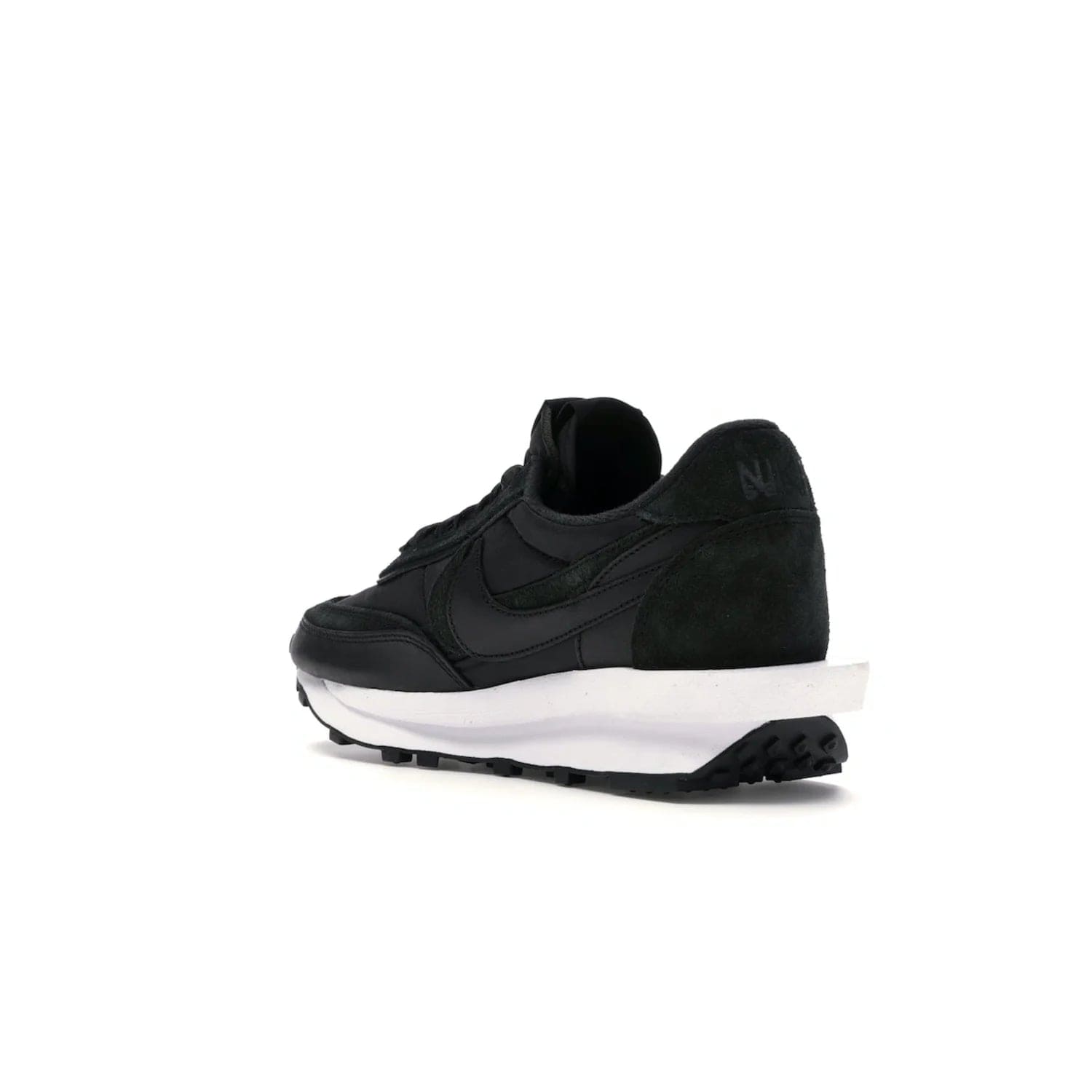 Nike LD Waffle sacai Black Nylon - Image 24 - Only at www.BallersClubKickz.com - Upgrade your streetstyle with the Nike LD Waffle Sacai Black Nylon. Get the iconic look of a doubled sole, tongue, and swoosh with no extra laces needed, inspired by modern fashion for spring. Step up your fashion with this luxurious combination of black nylon and suede. Shop the Nike LD Waffle Sacai Black Nylon sneaker today.