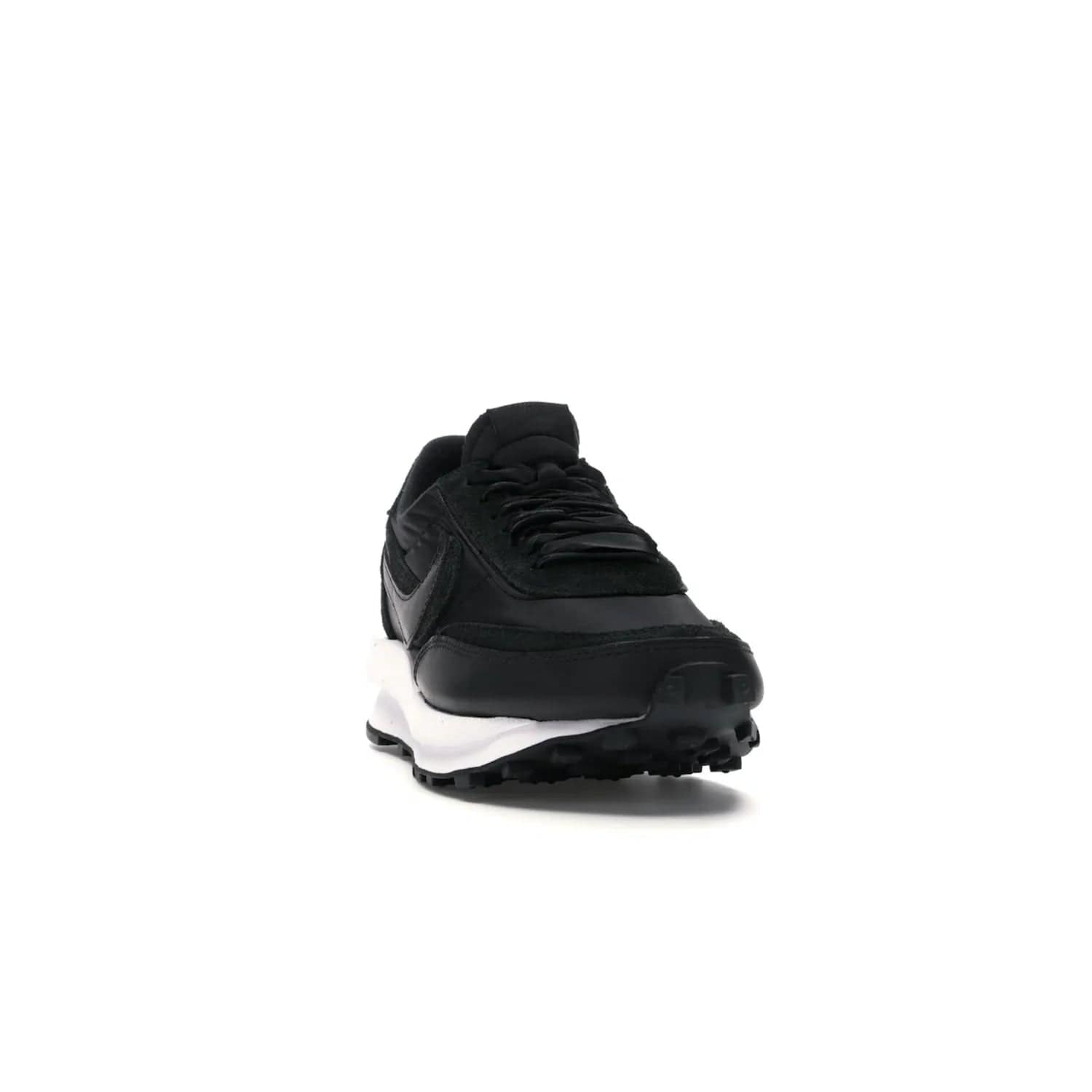 Nike LD Waffle sacai Black Nylon - Image 8 - Only at www.BallersClubKickz.com - Upgrade your streetstyle with the Nike LD Waffle Sacai Black Nylon. Get the iconic look of a doubled sole, tongue, and swoosh with no extra laces needed, inspired by modern fashion for spring. Step up your fashion with this luxurious combination of black nylon and suede. Shop the Nike LD Waffle Sacai Black Nylon sneaker today.