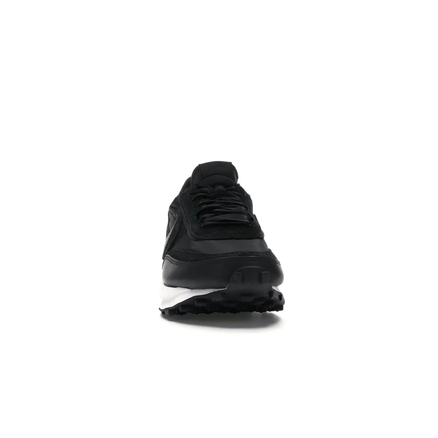 Nike LD Waffle sacai Black Nylon - Image 9 - Only at www.BallersClubKickz.com - Upgrade your streetstyle with the Nike LD Waffle Sacai Black Nylon. Get the iconic look of a doubled sole, tongue, and swoosh with no extra laces needed, inspired by modern fashion for spring. Step up your fashion with this luxurious combination of black nylon and suede. Shop the Nike LD Waffle Sacai Black Nylon sneaker today.