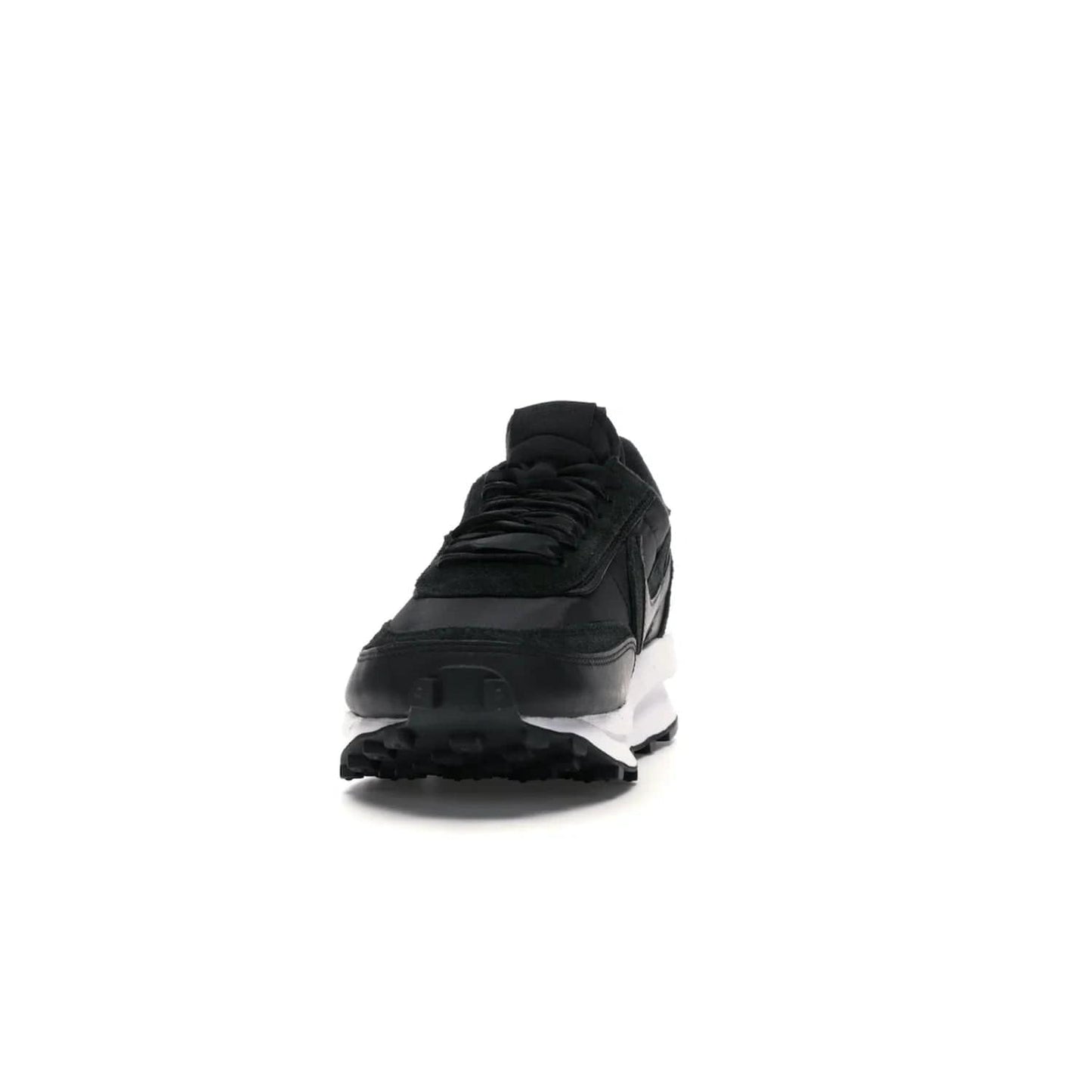 Nike LD Waffle sacai Black Nylon - Image 11 - Only at www.BallersClubKickz.com - Upgrade your streetstyle with the Nike LD Waffle Sacai Black Nylon. Get the iconic look of a doubled sole, tongue, and swoosh with no extra laces needed, inspired by modern fashion for spring. Step up your fashion with this luxurious combination of black nylon and suede. Shop the Nike LD Waffle Sacai Black Nylon sneaker today.