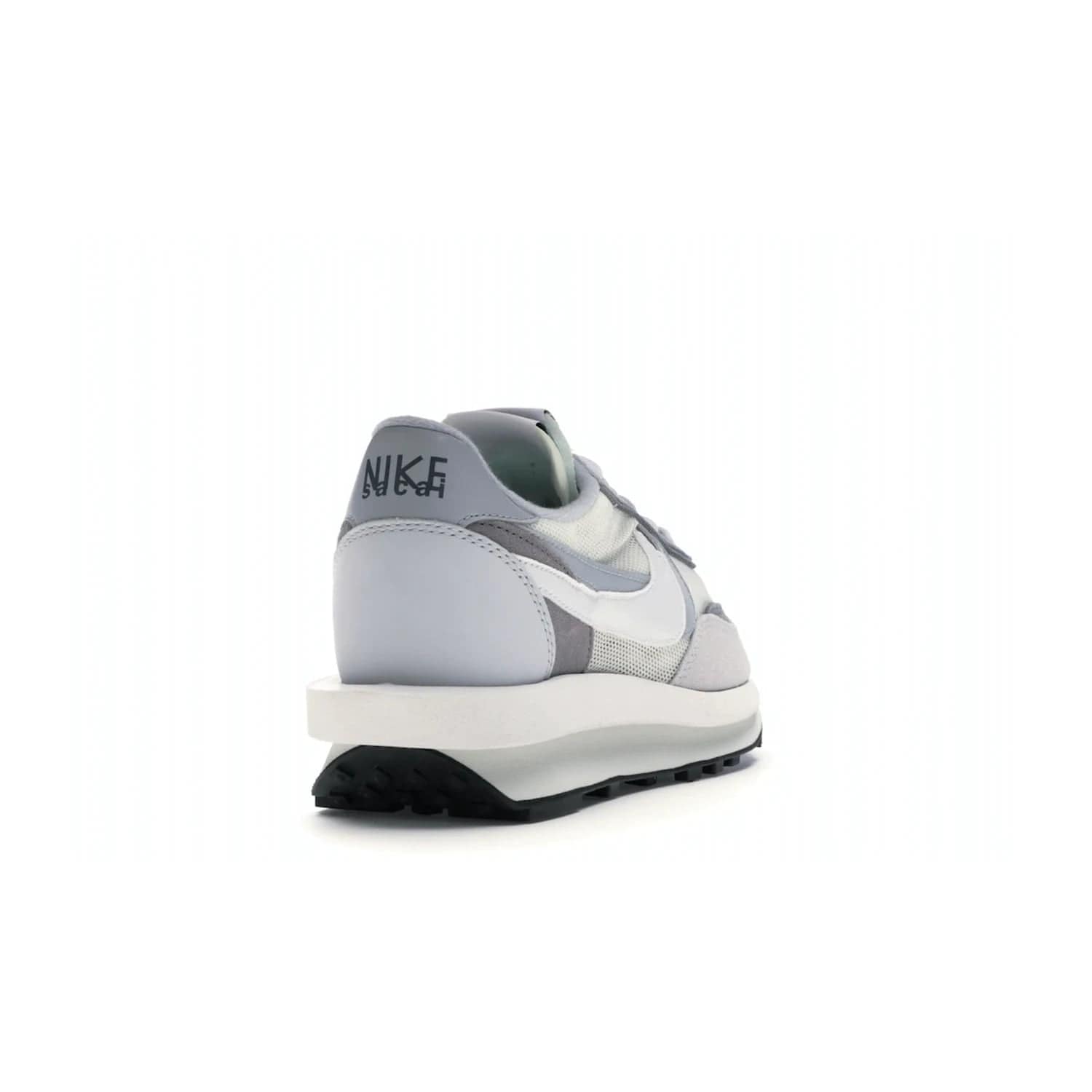 Nike LD Waffle sacai Summit White - Image 30 - Only at www.BallersClubKickz.com - Mesh fashion and comfort into your wardrobe with the Nike LD Waffle Sacai Summit White. Featuring a white upper, grey accents and overlapped white and grey Nike "Swoosh," these sneakers offer perfect balance of comfort and style. Perfect for office or a night out.