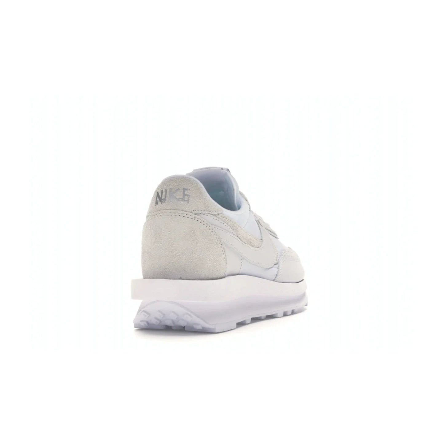 Nike LD Waffle sacai White Nylon - Image 30 - Only at www.BallersClubKickz.com - A classic, timeless design with a white nylon upper and subtle grey suede overlays. This recent Nike LD Waffle Sacai White Nylon design requires only one pair of laces to complete the perfect look for smart and casual styles.