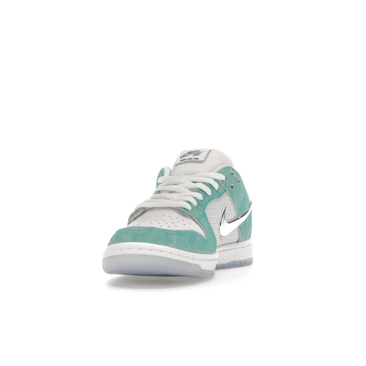 Nike SB Dunk Low April Skateboards - Image 12 - Only at www.BallersClubKickz.com - Grab Nike SB Dunk Low April Skateboards for street-ready performance. Pop of color to stand out on the playgrounds. Durable design with iconic silhouette. Price: $120. Nov 27, 2023 release. Must-have for those who live to ride.