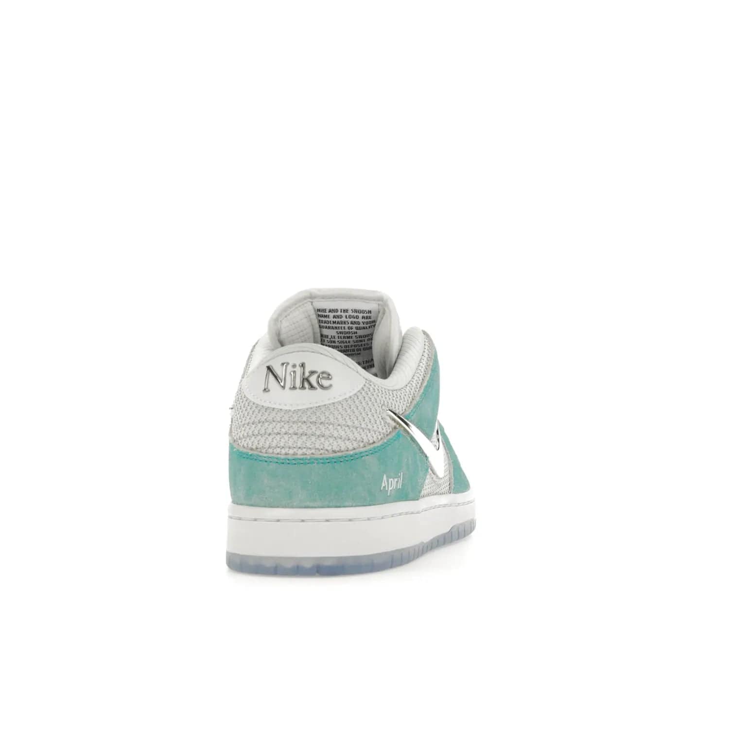 Nike SB Dunk Low April Skateboards - Image 29 - Only at www.BallersClubKickz.com - Grab Nike SB Dunk Low April Skateboards for street-ready performance. Pop of color to stand out on the playgrounds. Durable design with iconic silhouette. Price: $120. Nov 27, 2023 release. Must-have for those who live to ride.