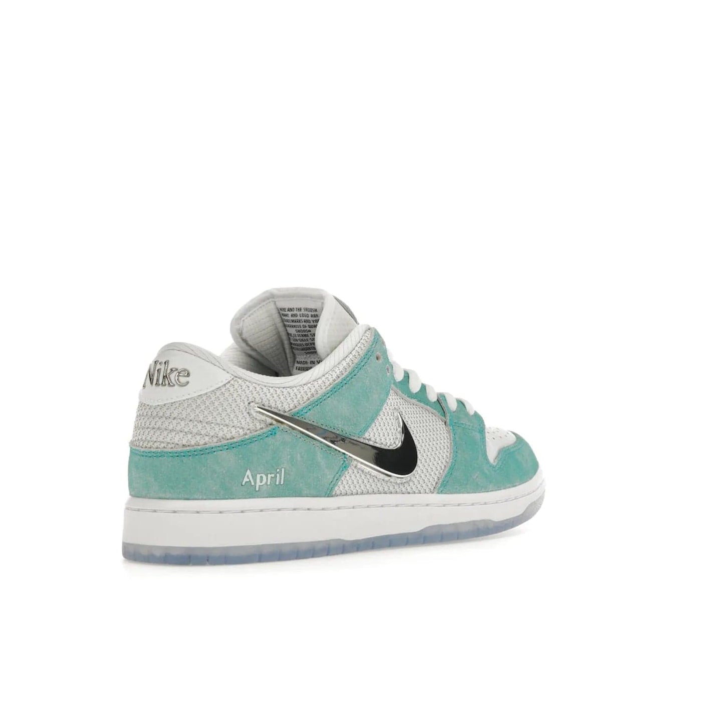 Nike SB Dunk Low April Skateboards - Image 32 - Only at www.BallersClubKickz.com - Grab Nike SB Dunk Low April Skateboards for street-ready performance. Pop of color to stand out on the playgrounds. Durable design with iconic silhouette. Price: $120. Nov 27, 2023 release. Must-have for those who live to ride.