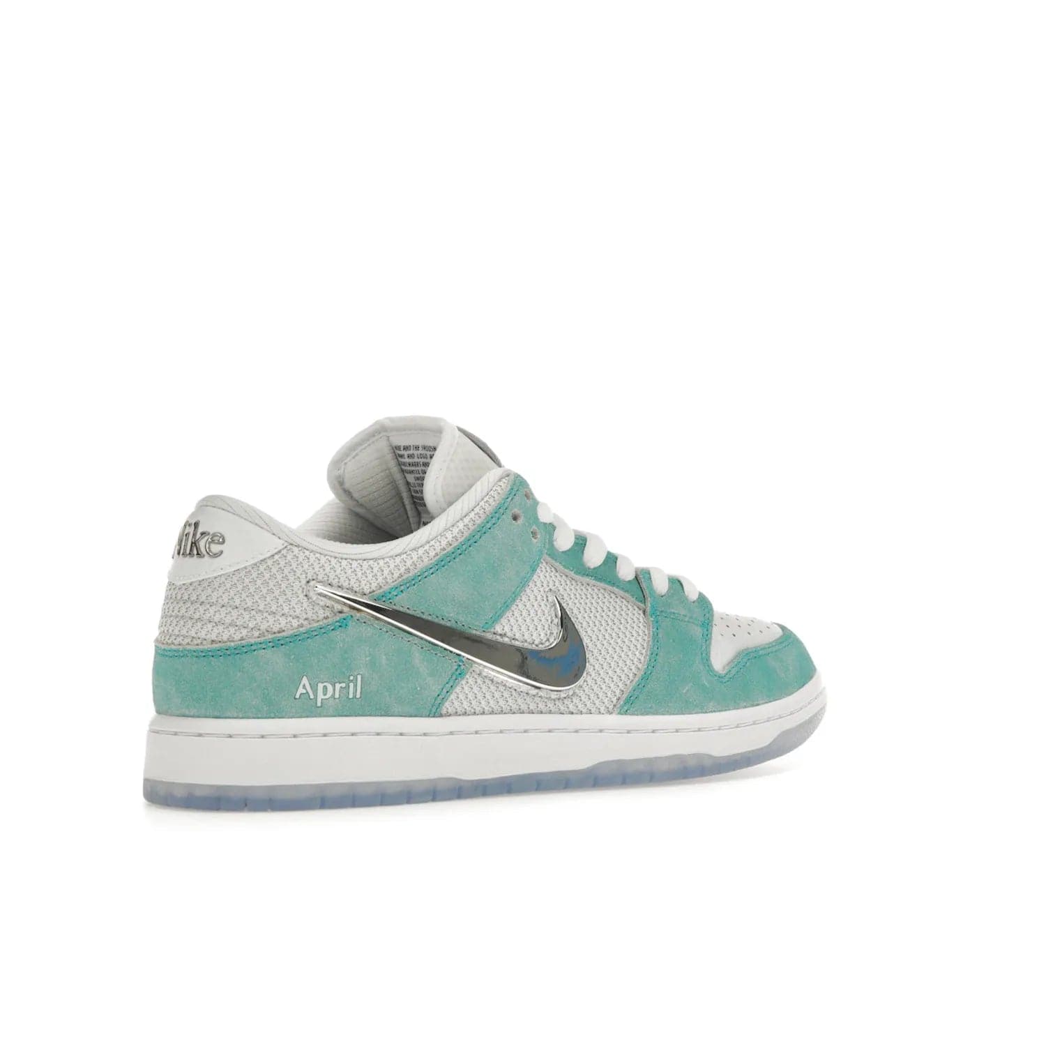 Nike SB Dunk Low April Skateboards - Image 33 - Only at www.BallersClubKickz.com - Grab Nike SB Dunk Low April Skateboards for street-ready performance. Pop of color to stand out on the playgrounds. Durable design with iconic silhouette. Price: $120. Nov 27, 2023 release. Must-have for those who live to ride.