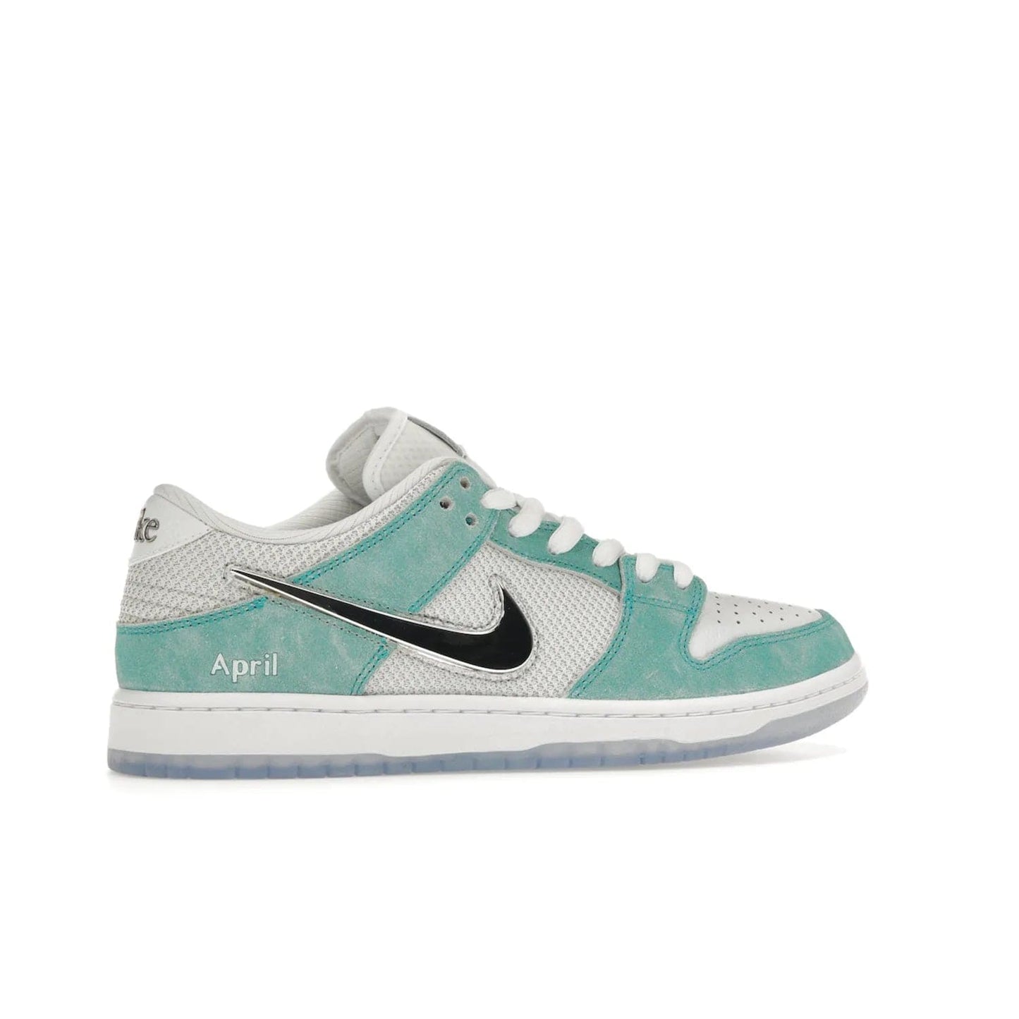 Nike SB Dunk Low April Skateboards - Image 35 - Only at www.BallersClubKickz.com - Grab Nike SB Dunk Low April Skateboards for street-ready performance. Pop of color to stand out on the playgrounds. Durable design with iconic silhouette. Price: $120. Nov 27, 2023 release. Must-have for those who live to ride.