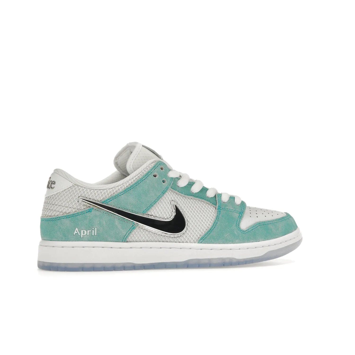 Nike SB Dunk Low April Skateboards - Image 35 - Only at www.BallersClubKickz.com - Grab Nike SB Dunk Low April Skateboards for street-ready performance. Pop of color to stand out on the playgrounds. Durable design with iconic silhouette. Price: $120. Nov 27, 2023 release. Must-have for those who live to ride.
