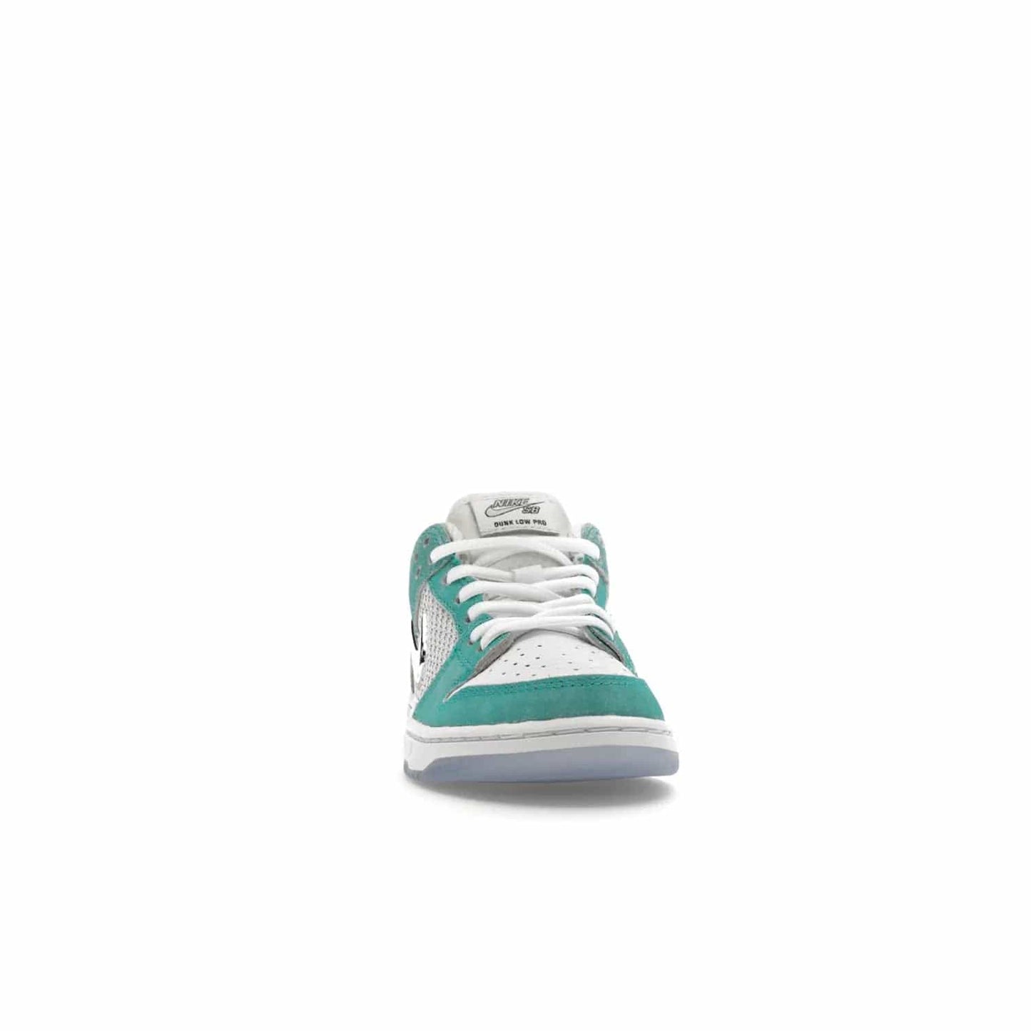 Nike SB Dunk Low April Skateboards (PS) - Image 9 - Only at www.BallersClubKickz.com - Introducing the Nike SB Dunk Low April Skateboards (PS)! Turbo Green upper and midsole with Metallic Silver accents for a stylish look. Don't miss your chance to grab a pair on its release date of November 27th, 2023.