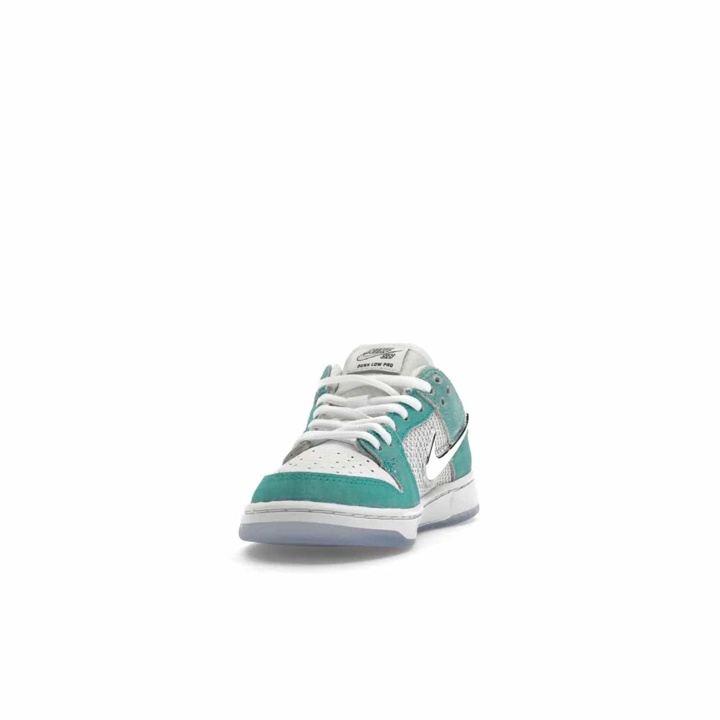 Nike SB Dunk Low April Skateboards (PS) - Image 12 - Only at www.BallersClubKickz.com - Introducing the Nike SB Dunk Low April Skateboards (PS)! Turbo Green upper and midsole with Metallic Silver accents for a stylish look. Don't miss your chance to grab a pair on its release date of November 27th, 2023.