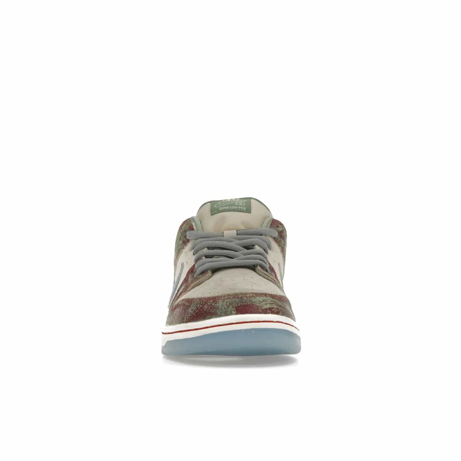 Nike SB Dunk Low Crenshaw Skate Club - Image 10 - Only at www.BallersClubKickz.com - Introducing the Nike SB Dunk Low Crenshaw Skate Club! Classic skate shoes with Sail and Light Blue upper, Cedar accents, padded collars and superior grip for comfortable, stable performance and style. Ideal for any skate session.