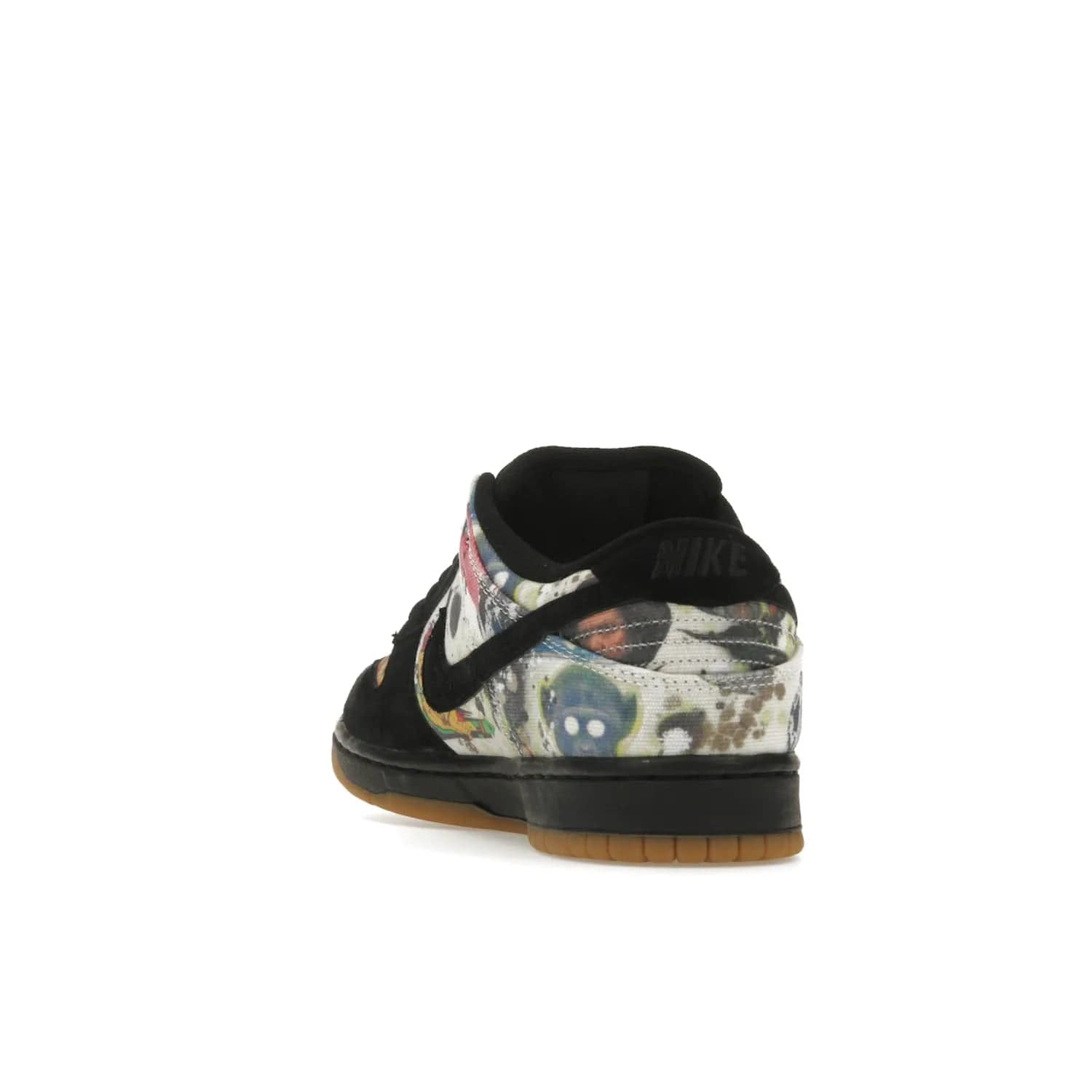 Nike SB Dunk Low Supreme Rammellzee - Image 26 - Only at www.BallersClubKickz.com - Own a piece of art history with the limited edition Nike SB Dunk Low Supreme Rammellzee. Released on August 31, 2023, this sneaker features Rammellzee's iconic graffiti motifs and sold out quickly worldwide. Get this sneaker today and experience the artwork of the late Rammellzee!