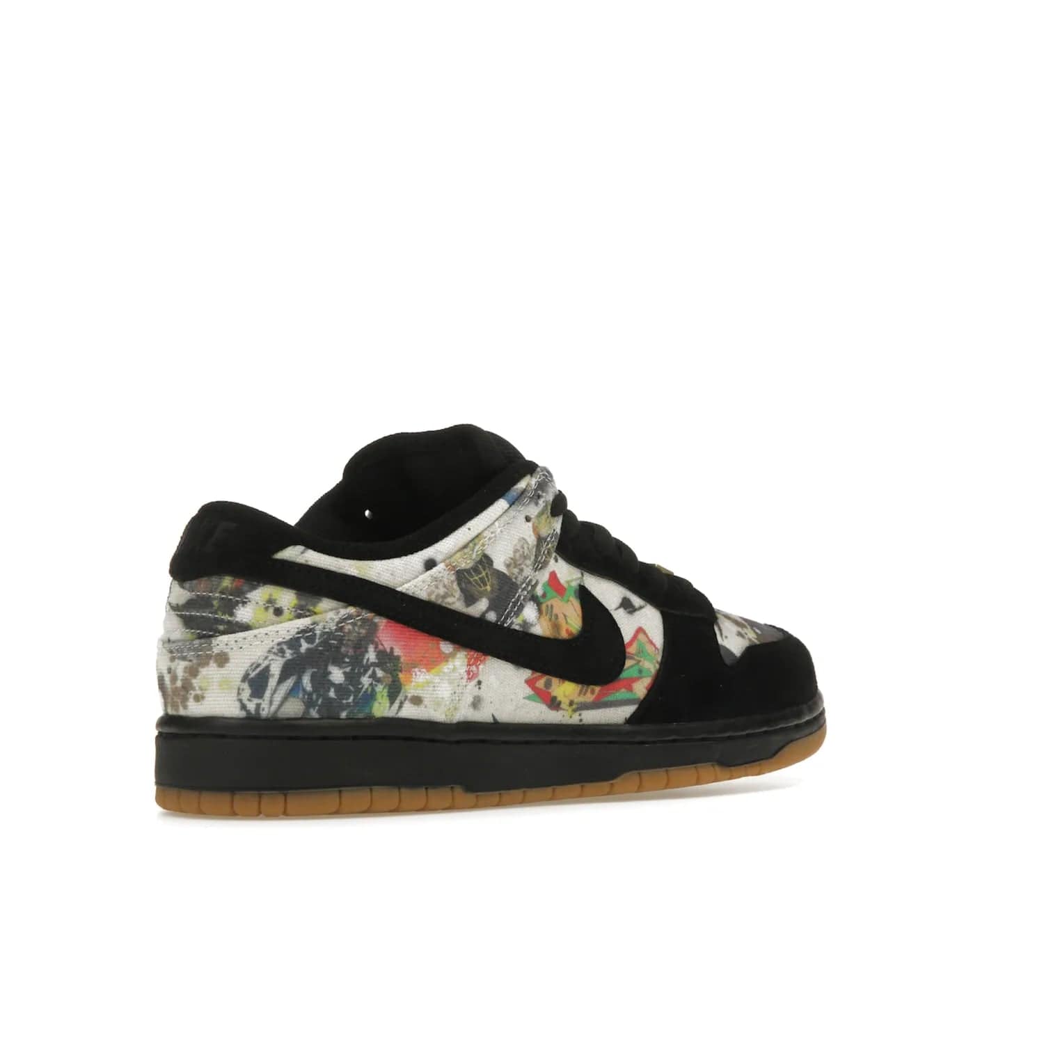 Nike SB Dunk Low Supreme Rammellzee - Image 33 - Only at www.BallersClubKickz.com - Own a piece of art history with the limited edition Nike SB Dunk Low Supreme Rammellzee. Released on August 31, 2023, this sneaker features Rammellzee's iconic graffiti motifs and sold out quickly worldwide. Get this sneaker today and experience the artwork of the late Rammellzee!