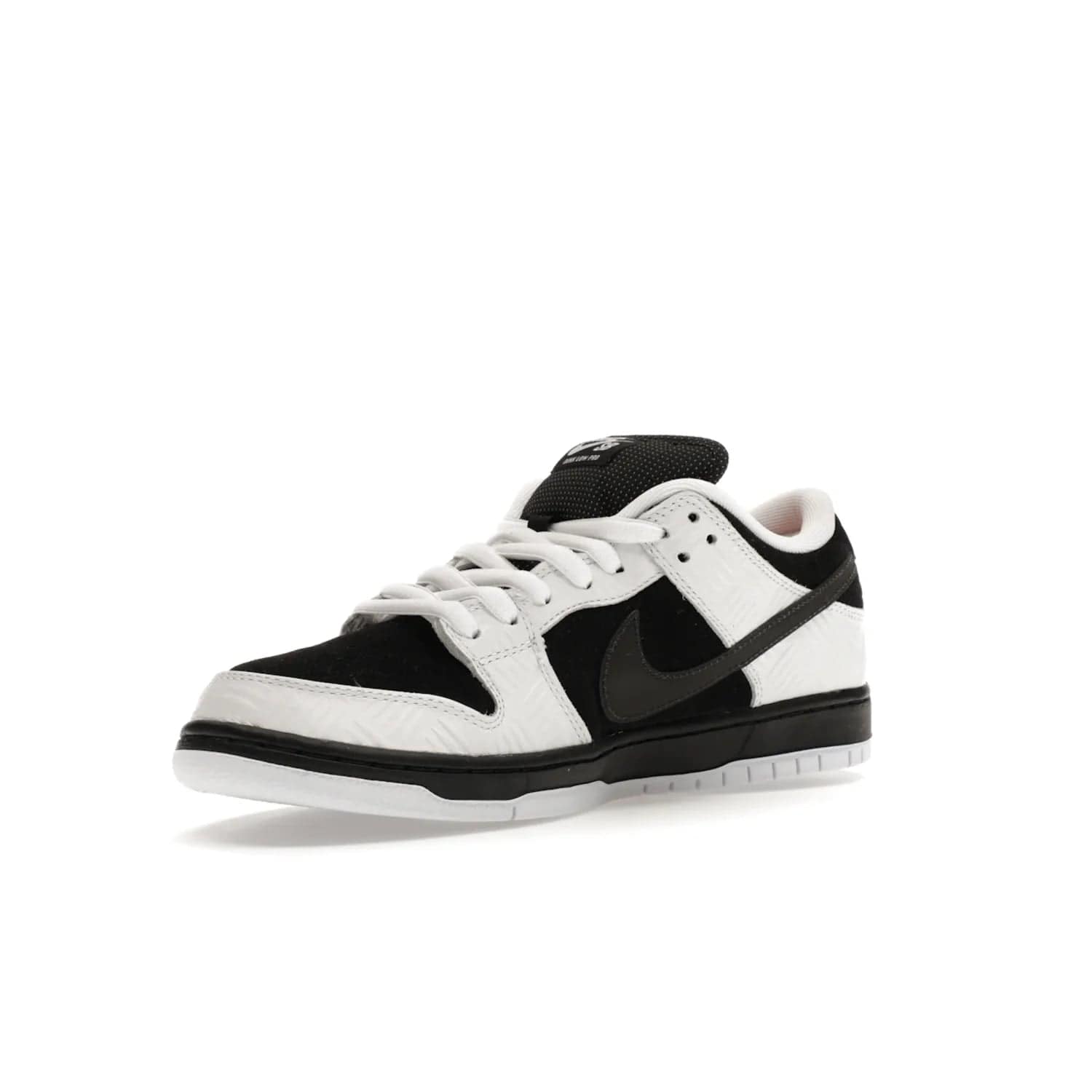 Nike SB Dunk Low TIGHTBOOTH - Image 15 - Only at www.BallersClubKickz.com - Releasing Nov 14, 2023, the TIGHTBOOTH Nike SB Dunk Low celebrates street skating and the urban streets. The White/Black-Safety Orange hue captures the energy and feel of the board and provides superior performance and bold style. Be ready to take on the black of night and make your mark on street culture.