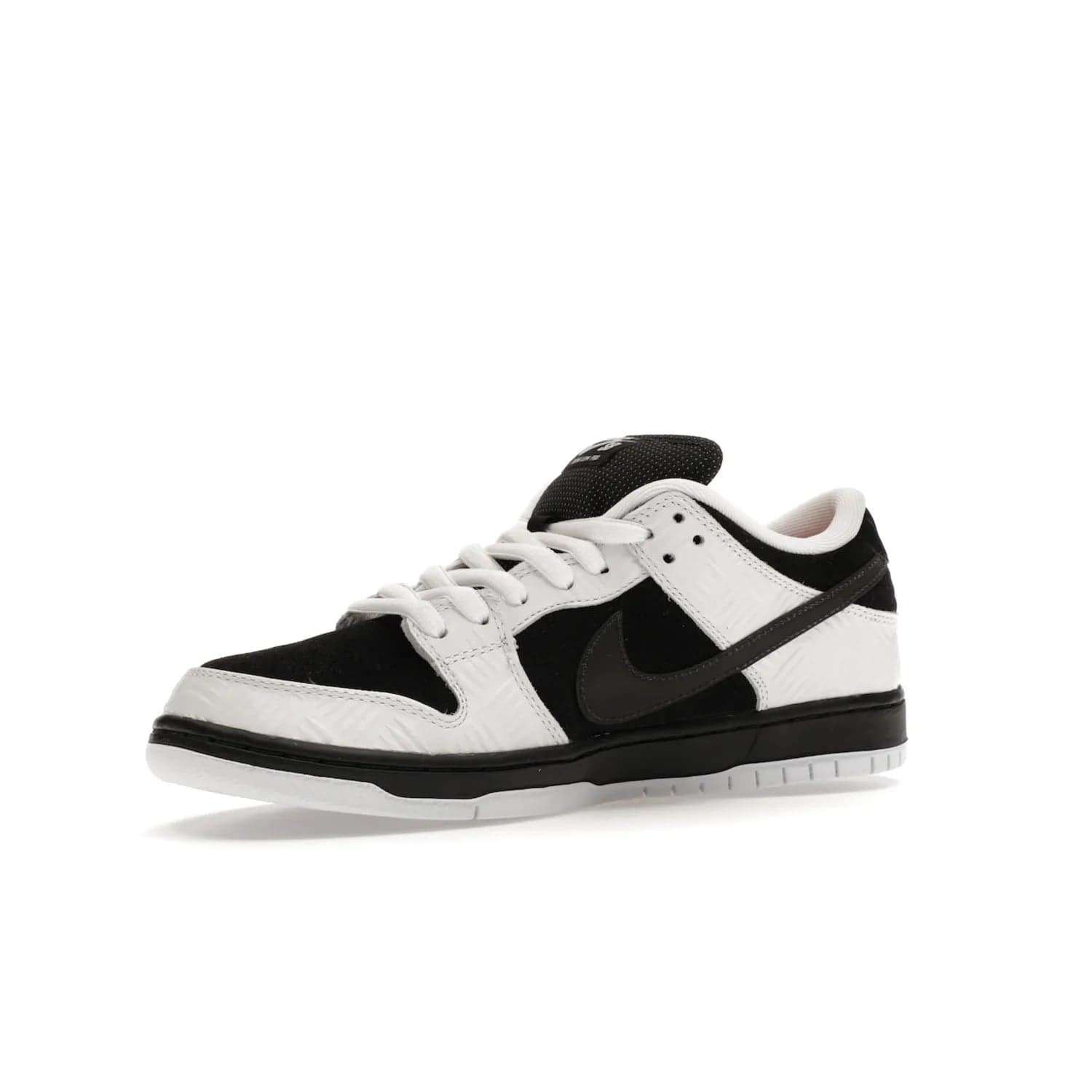 Nike SB Dunk Low TIGHTBOOTH - Image 16 - Only at www.BallersClubKickz.com - Releasing Nov 14, 2023, the TIGHTBOOTH Nike SB Dunk Low celebrates street skating and the urban streets. The White/Black-Safety Orange hue captures the energy and feel of the board and provides superior performance and bold style. Be ready to take on the black of night and make your mark on street culture.