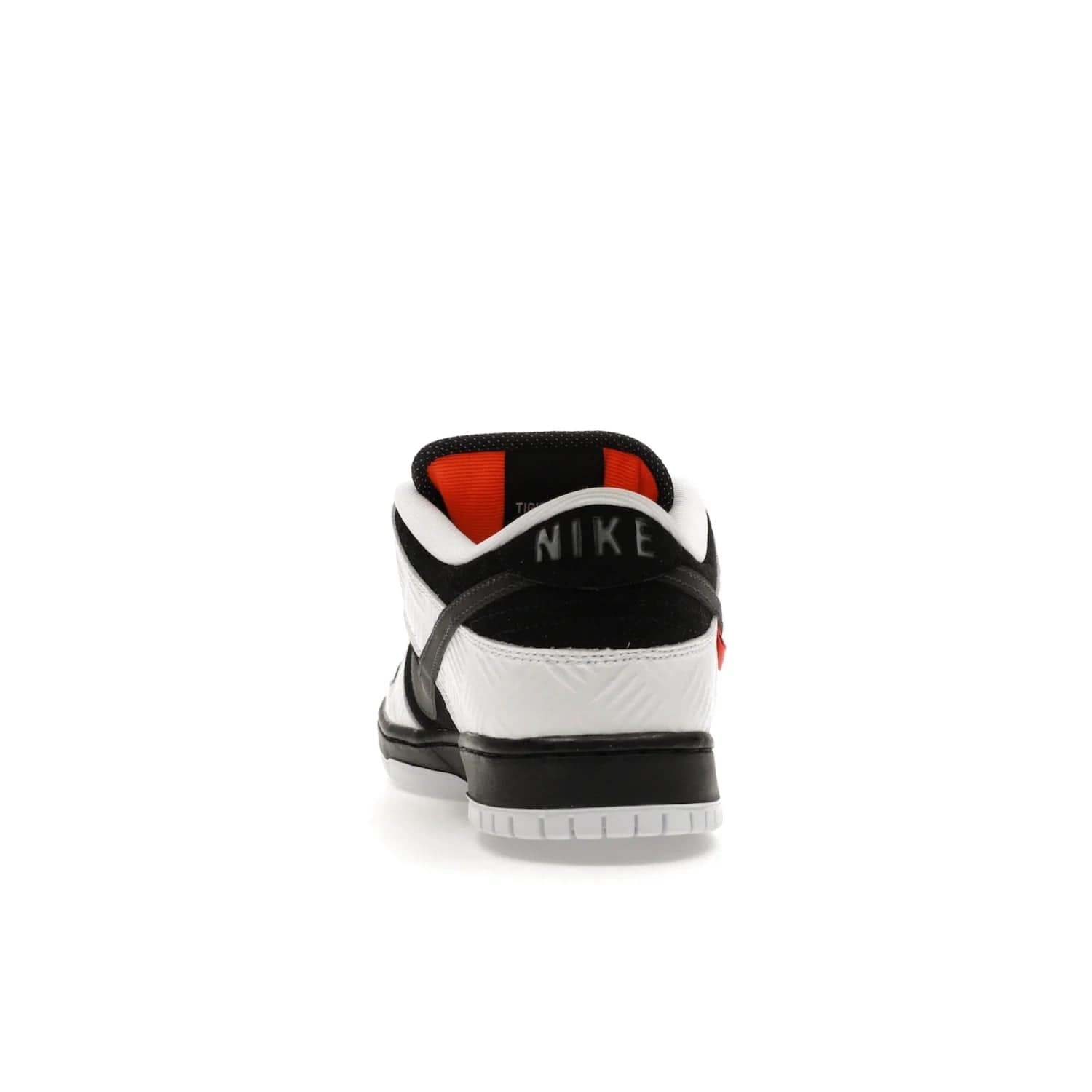 Nike SB Dunk Low TIGHTBOOTH - Image 27 - Only at www.BallersClubKickz.com - Releasing Nov 14, 2023, the TIGHTBOOTH Nike SB Dunk Low celebrates street skating and the urban streets. The White/Black-Safety Orange hue captures the energy and feel of the board and provides superior performance and bold style. Be ready to take on the black of night and make your mark on street culture.