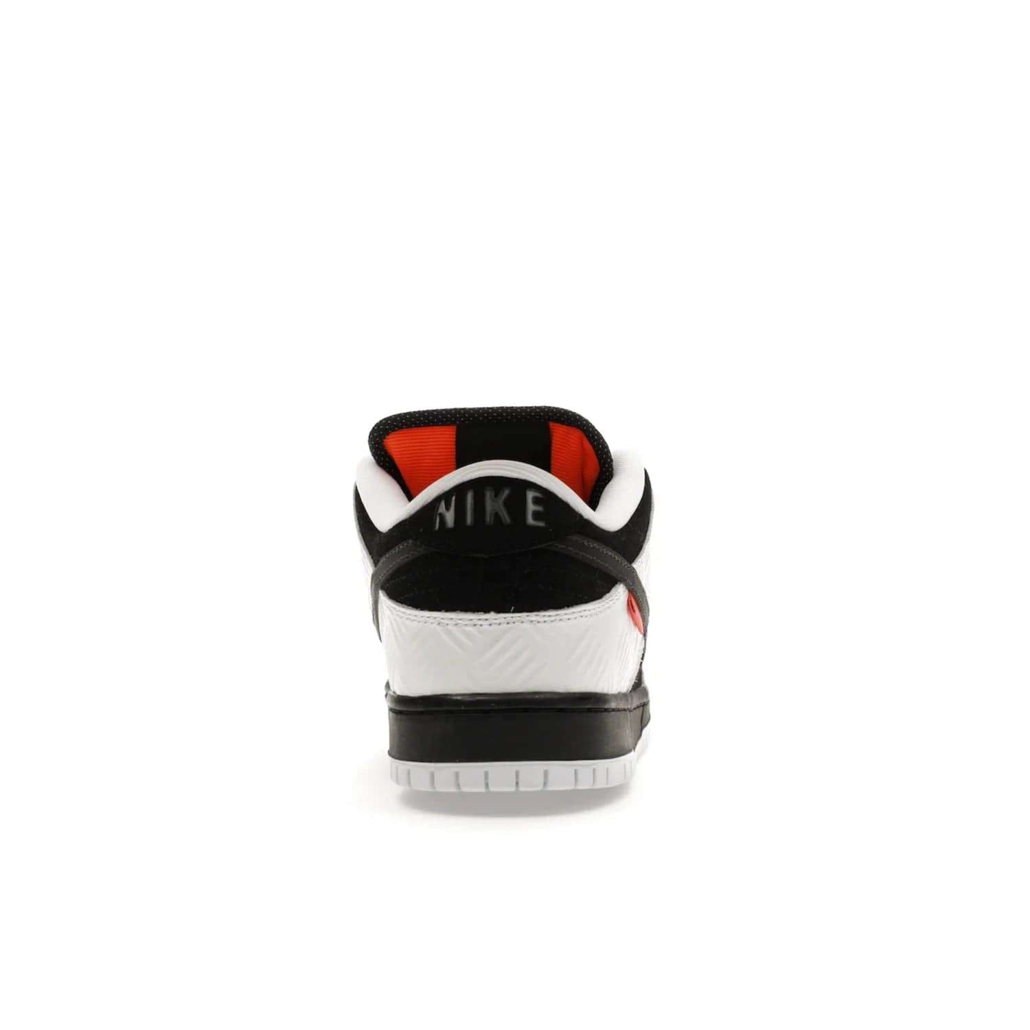 Nike SB Dunk Low TIGHTBOOTH - Image 28 - Only at www.BallersClubKickz.com - Releasing Nov 14, 2023, the TIGHTBOOTH Nike SB Dunk Low celebrates street skating and the urban streets. The White/Black-Safety Orange hue captures the energy and feel of the board and provides superior performance and bold style. Be ready to take on the black of night and make your mark on street culture.