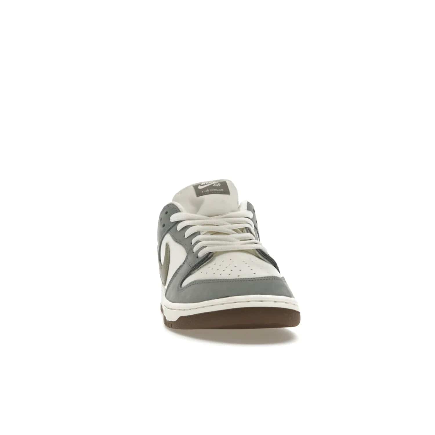 Nike SB Dunk Low Yuto Horigome - Image 9 - Only at www.BallersClubKickz.com - Introducing the Nike SB Dunk Low Yuto Horigome! Co-designed with the skater himself, it features Wolf Grey, Iron Grey, and Sail accents. Comfort and style for everyday wear, plus perfect for skate sessions. Get yours August 29, 2023!