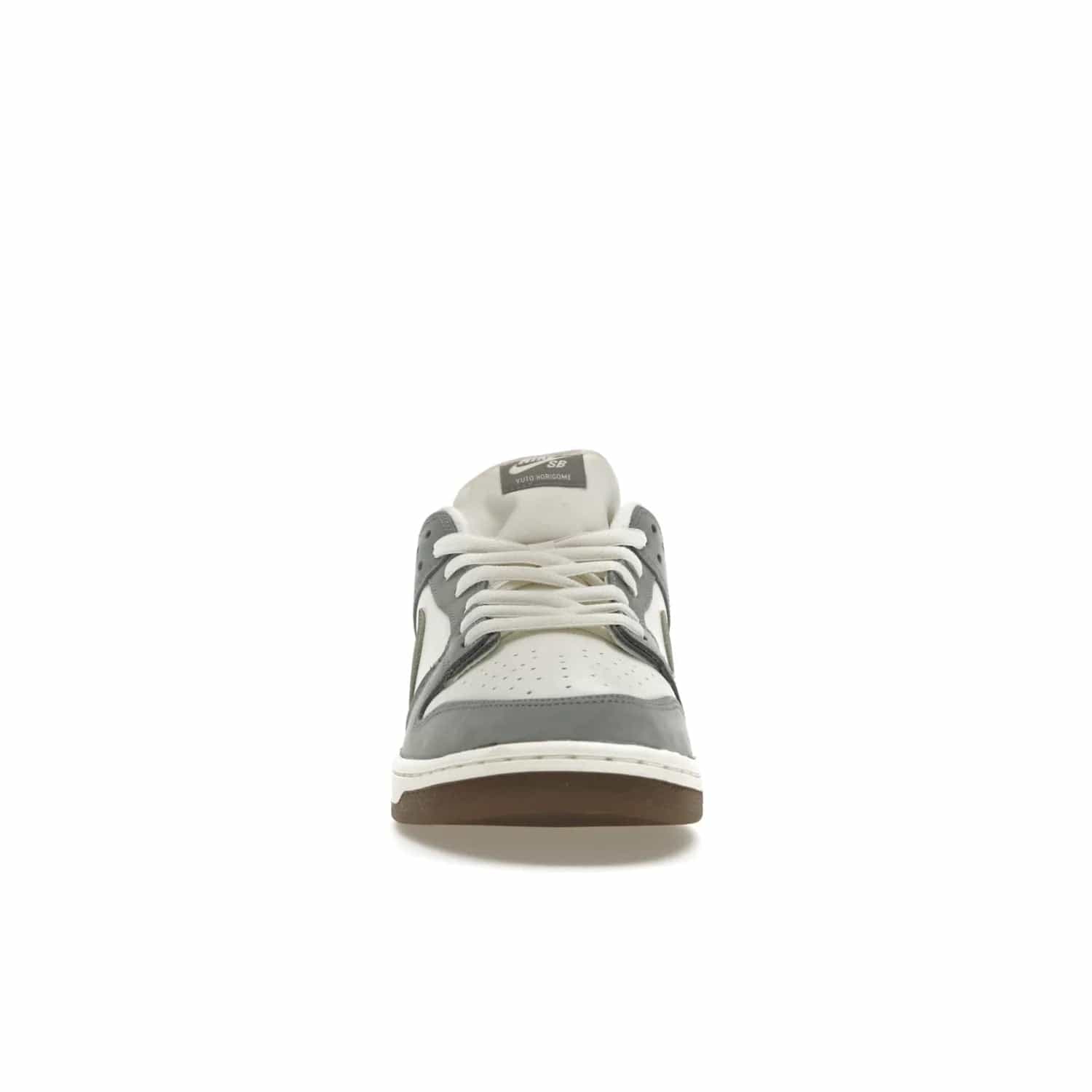 Nike SB Dunk Low Yuto Horigome - Image 10 - Only at www.BallersClubKickz.com - Introducing the Nike SB Dunk Low Yuto Horigome! Co-designed with the skater himself, it features Wolf Grey, Iron Grey, and Sail accents. Comfort and style for everyday wear, plus perfect for skate sessions. Get yours August 29, 2023!