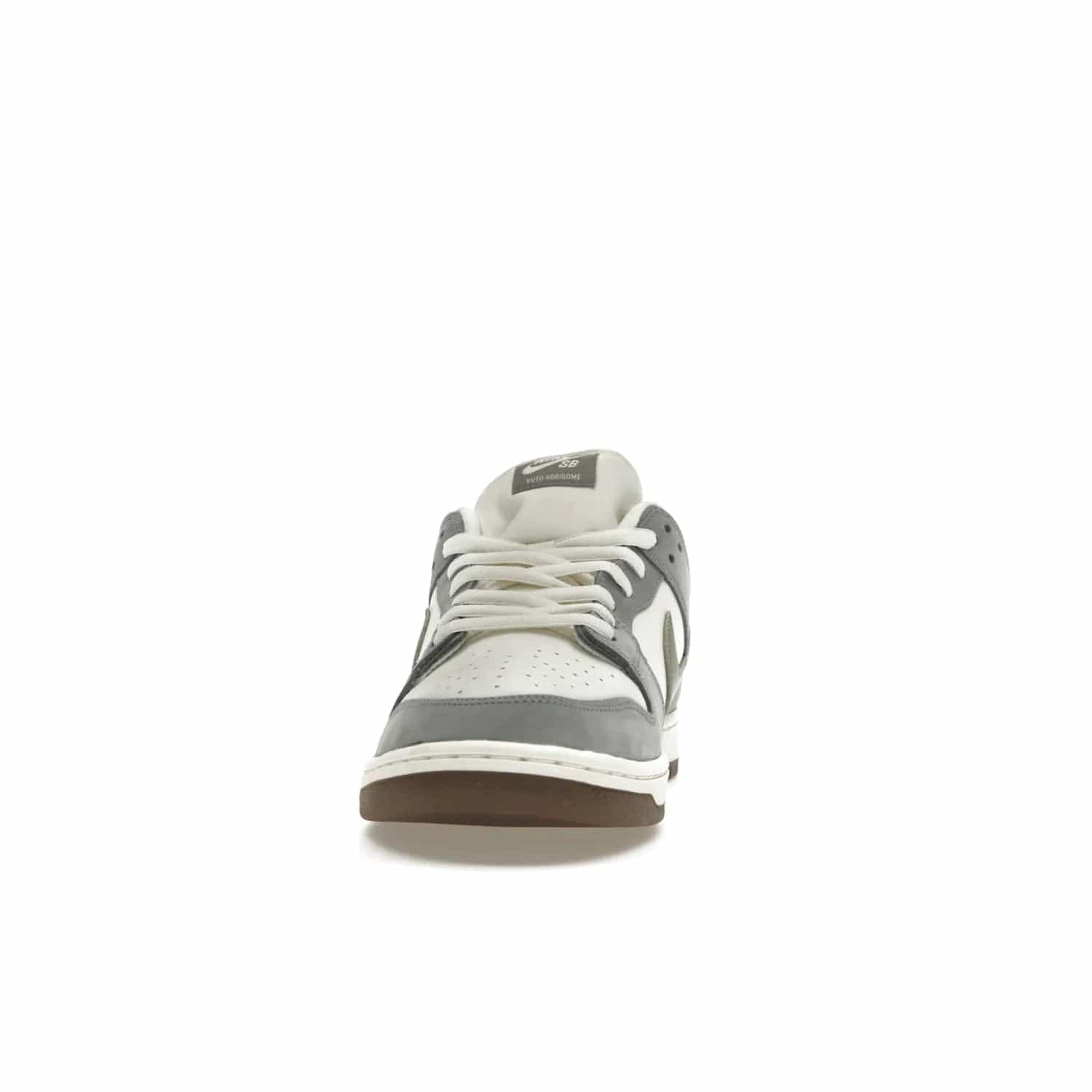 Nike SB Dunk Low Yuto Horigome - Image 11 - Only at www.BallersClubKickz.com - Introducing the Nike SB Dunk Low Yuto Horigome! Co-designed with the skater himself, it features Wolf Grey, Iron Grey, and Sail accents. Comfort and style for everyday wear, plus perfect for skate sessions. Get yours August 29, 2023!