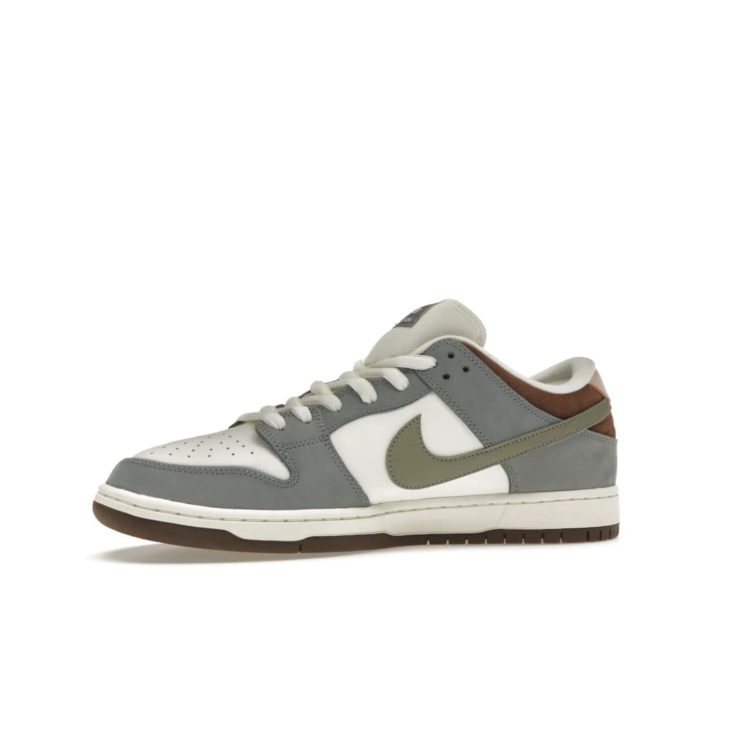 Nike SB Dunk Low Yuto Horigome - Image 17 - Only at www.BallersClubKickz.com - Introducing the Nike SB Dunk Low Yuto Horigome! Co-designed with the skater himself, it features Wolf Grey, Iron Grey, and Sail accents. Comfort and style for everyday wear, plus perfect for skate sessions. Get yours August 29, 2023!