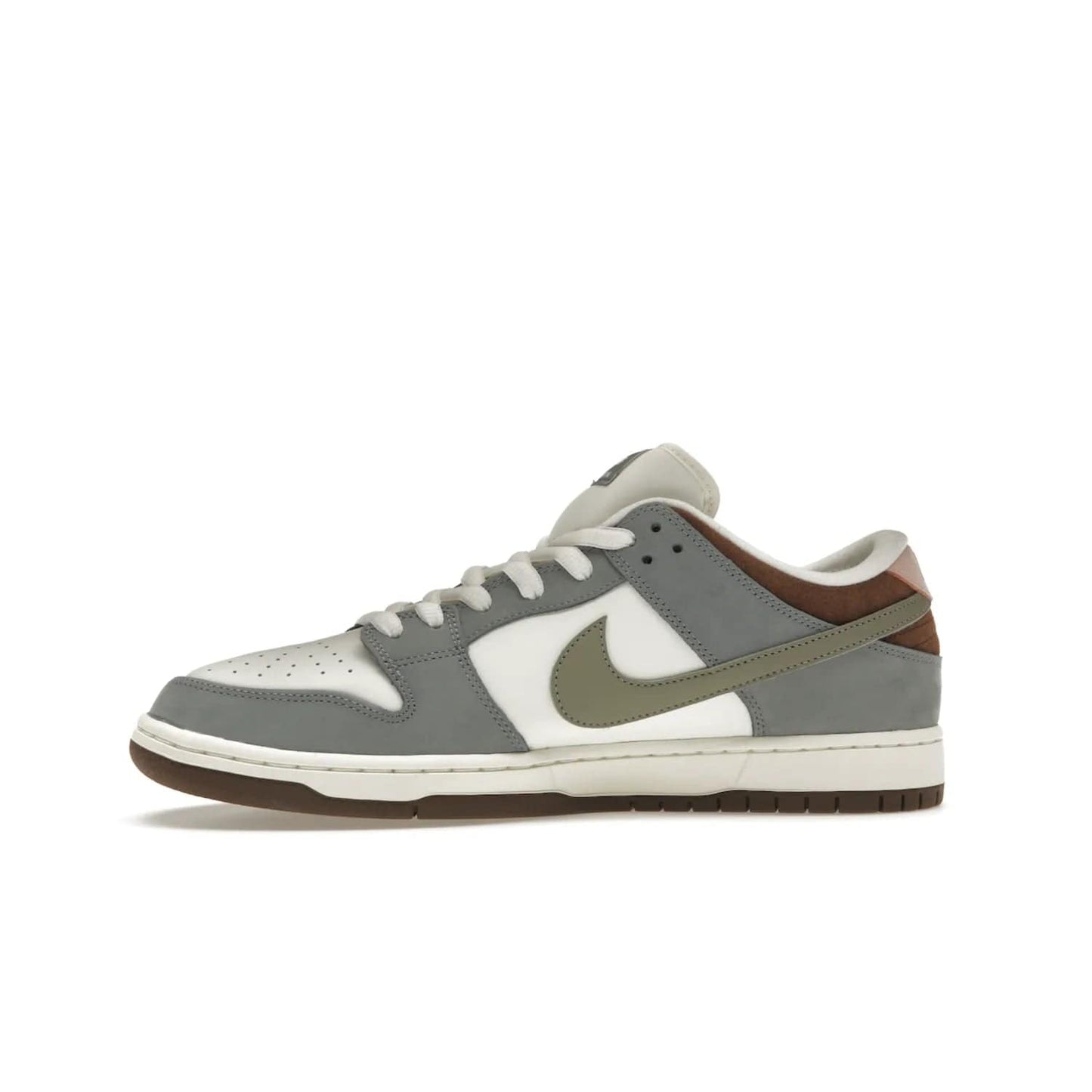 Nike SB Dunk Low Yuto Horigome - Image 18 - Only at www.BallersClubKickz.com - Introducing the Nike SB Dunk Low Yuto Horigome! Co-designed with the skater himself, it features Wolf Grey, Iron Grey, and Sail accents. Comfort and style for everyday wear, plus perfect for skate sessions. Get yours August 29, 2023!