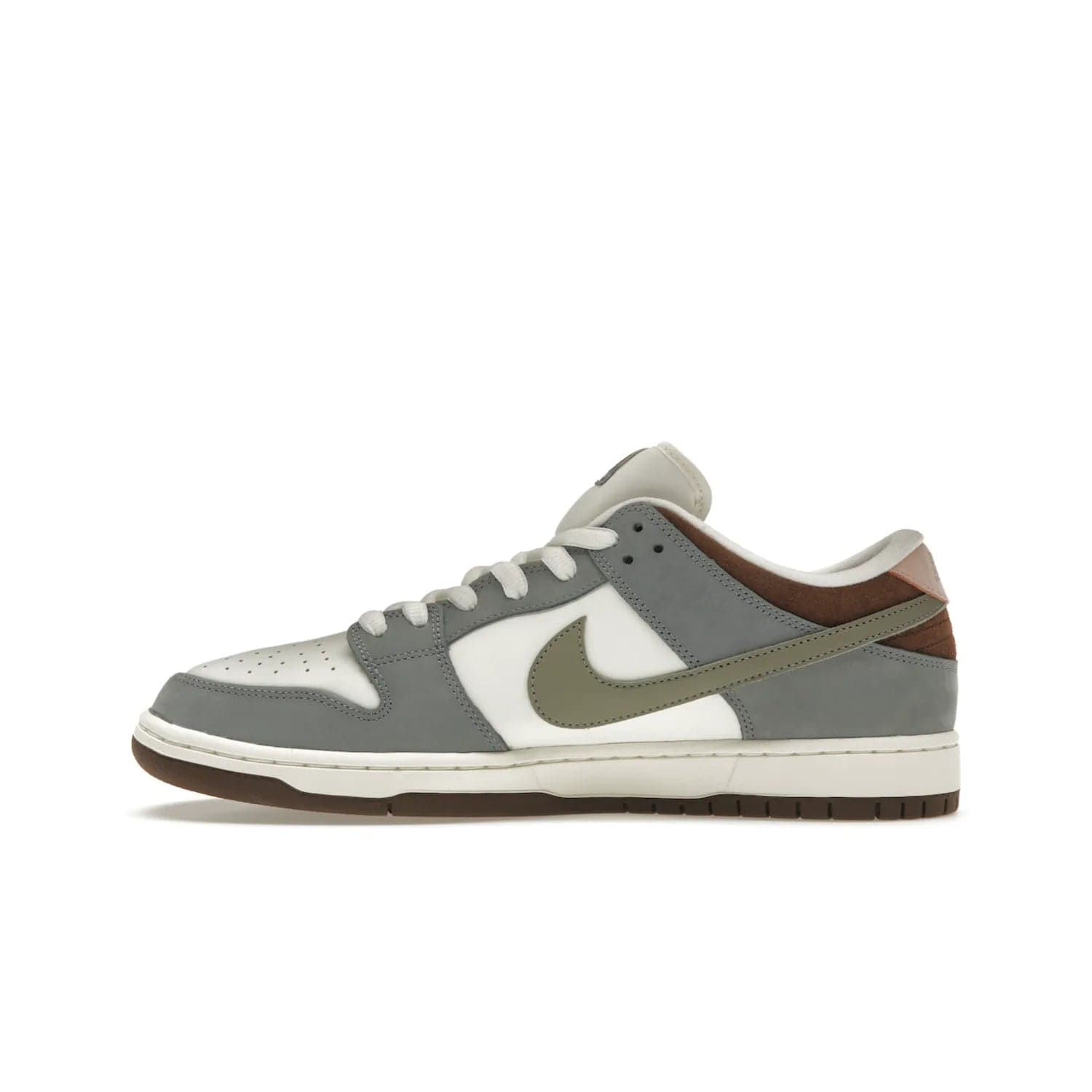 Nike SB Dunk Low Yuto Horigome - Image 19 - Only at www.BallersClubKickz.com - Introducing the Nike SB Dunk Low Yuto Horigome! Co-designed with the skater himself, it features Wolf Grey, Iron Grey, and Sail accents. Comfort and style for everyday wear, plus perfect for skate sessions. Get yours August 29, 2023!