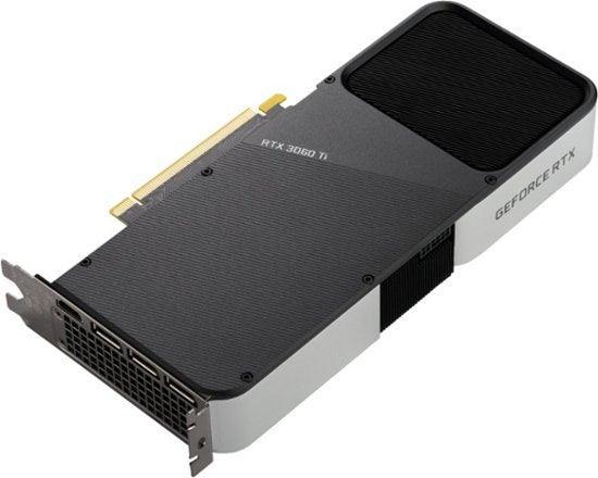 NVIDIA GeForce RTX 3060 Ti Founder Edition Graphics Card - Image 04 - Only at www.BallersClubKickz.com - The NVIDIA GeForce RTX 3060 Ti Graphics Card hit store shelves on December 2, 2020, but they didn’t stay on those shelves for long. The NVIDIA GeForce RTX 3060 Ti Graphics Card, which retailed for $400, was met with overwhelming demand as it seemed like every PC gamer tried to get their hands on one. But who could blame them?