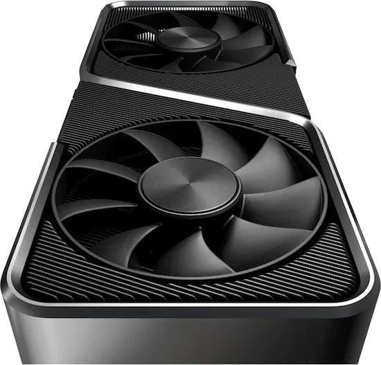 NVIDIA GeForce RTX 3070 Founders Edition Graphics Card - Image 02 - Only at www.BallersClubKickz.com - Perfect for even the most advanced gamers, the NVIDIA GeForce RTX 3070 Founders Edition Graphics Card blows its predecessors from previous series out of the water. The NVIDIA GeForce RTX 3070 Founders Edition Graphics Card offers incredible ray tracing capabilities, 8GB of RAM, and boost clock speeds of 1.73 GHz. 