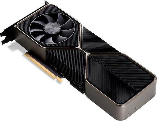 NVIDIA GeForce RTX 3080 Founders Edition Graphics Card - Image 05 - Only at www.BallersClubKickz.com - Step up your graphics with the RTX 3080 Founders Edition. The NVIDIA-made RTX 3080 Founders Edition is advanced in its features, including a dual-fan system, 10GB of RAM, and boost clock speeds of 1.71 GHz. 