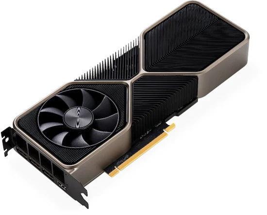 NVIDIA GeForce RTX 3080 Founders Edition Graphics Card - Image 04 - Only at www.BallersClubKickz.com - Step up your graphics with the RTX 3080 Founders Edition. The NVIDIA-made RTX 3080 Founders Edition is advanced in its features, including a dual-fan system, 10GB of RAM, and boost clock speeds of 1.71 GHz. 