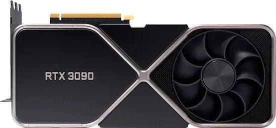 NVIDIA GeForce RTX 3090 Founders Edition Graphics Card - Image 02 - Only at www.BallersClubKickz.com - The RTX 3090 Founders Edition released in September 2020 for $1,500 and is packed with features including ray tracing capabilities, 24GB of RAM, and NVIDIA’s Ampere architecture, as well as boost clock speeds of 1.70 GHz. With the RTX 3090 Founders Edition, you will get the card made by NVIDIA rather than a partner company.