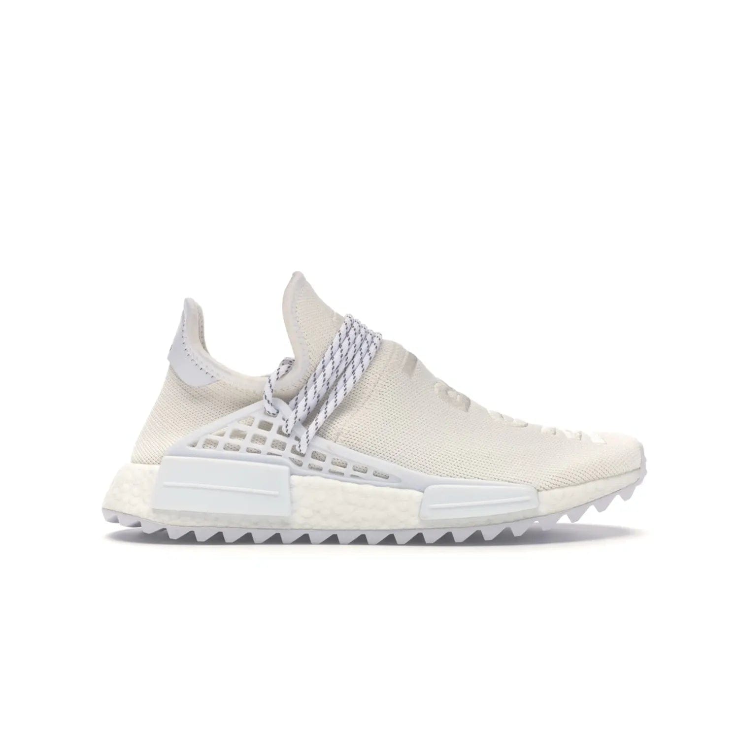 adidas Human Race NMD Pharrell Blank Canvas - Image 1 - Only at www.BallersClubKickz.com - Add a touch of festival vibes to your wardrobe with these adidas NMD Human Race Blank Canvas. Collab with Pharrell and adidas. Ultra-popular shoes released in Feb 2018. Place a Bid/Ask today.