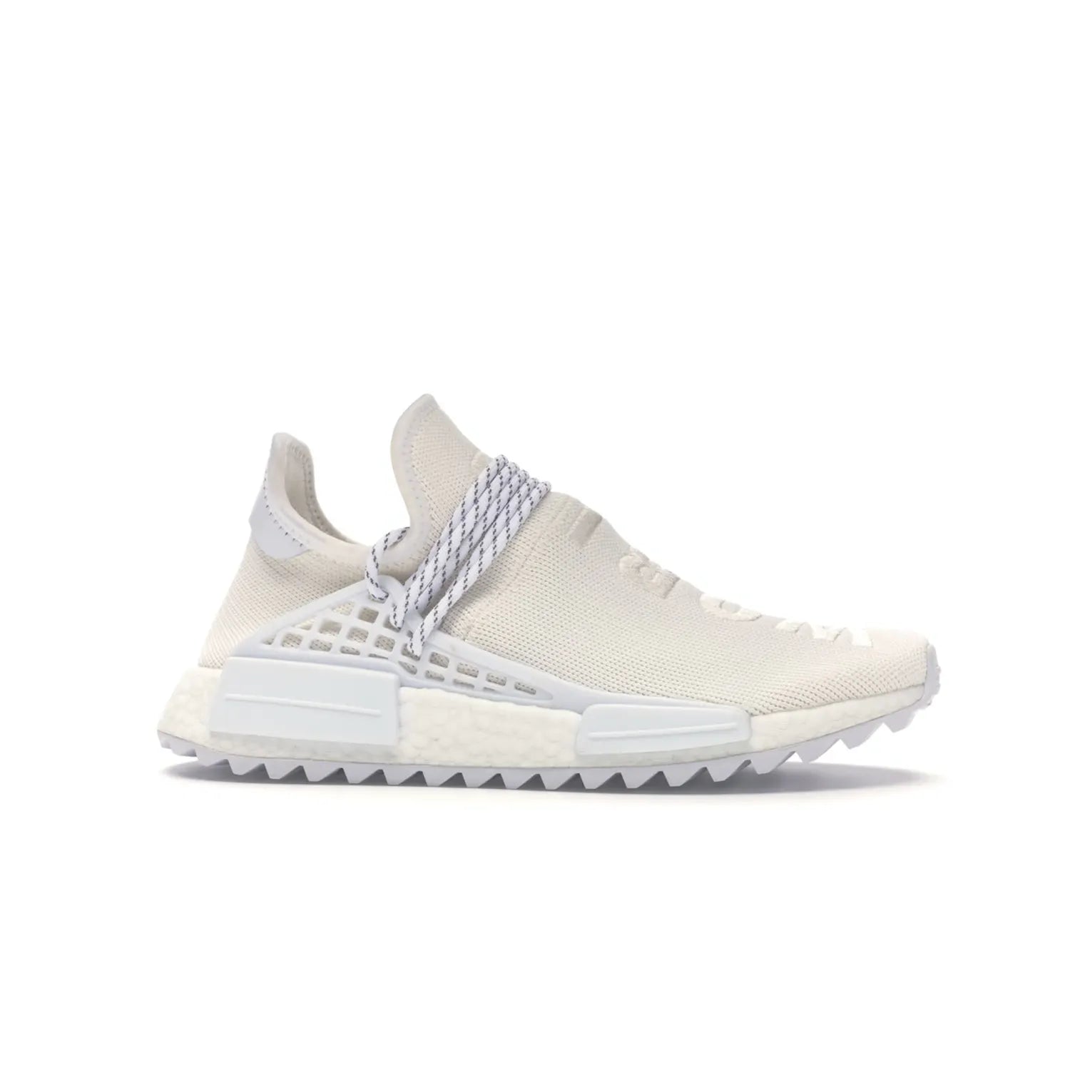 adidas Human Race NMD Pharrell Blank Canvas - Image 2 - Only at www.BallersClubKickz.com - Add a touch of festival vibes to your wardrobe with these adidas NMD Human Race Blank Canvas. Collab with Pharrell and adidas. Ultra-popular shoes released in Feb 2018. Place a Bid/Ask today.