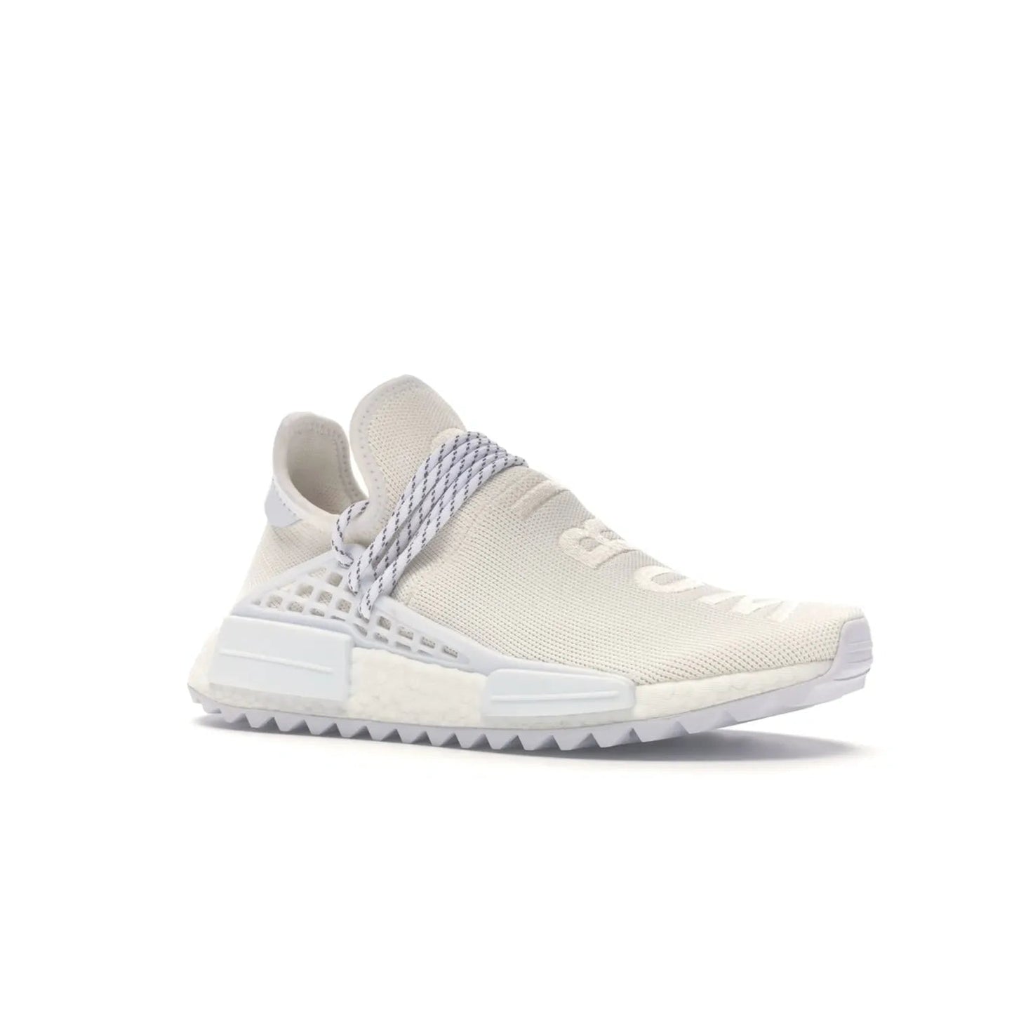 adidas Human Race NMD Pharrell Blank Canvas - Image 4 - Only at www.BallersClubKickz.com - Add a touch of festival vibes to your wardrobe with these adidas NMD Human Race Blank Canvas. Collab with Pharrell and adidas. Ultra-popular shoes released in Feb 2018. Place a Bid/Ask today.