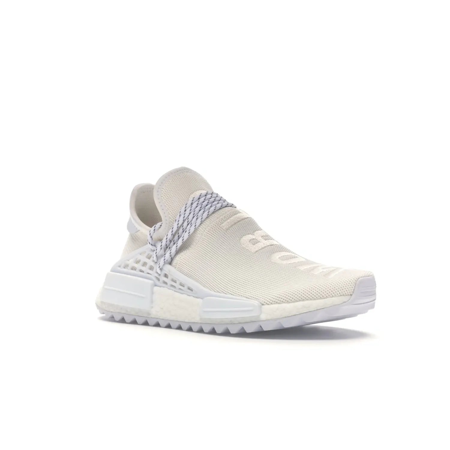 adidas Human Race NMD Pharrell Blank Canvas - Image 5 - Only at www.BallersClubKickz.com - Add a touch of festival vibes to your wardrobe with these adidas NMD Human Race Blank Canvas. Collab with Pharrell and adidas. Ultra-popular shoes released in Feb 2018. Place a Bid/Ask today.