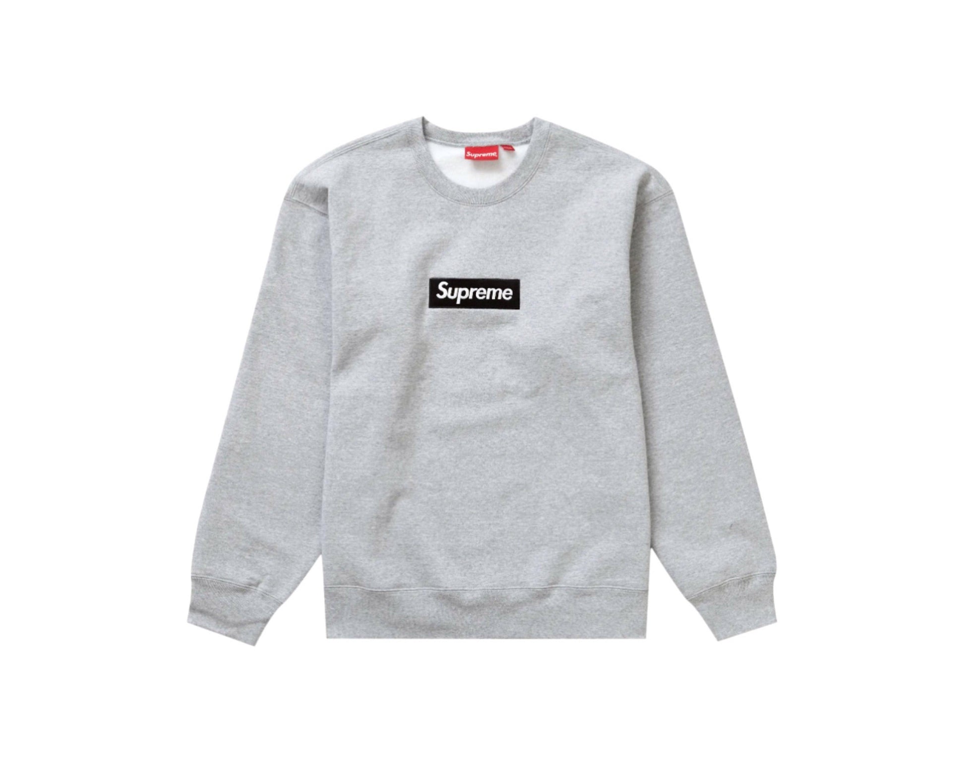Supreme Box Logo Crewneck FW22 - Image 02 - Only at www.BallersClubKickz.com - These Supreme Box Logo Crewnecks FW22 were available in December of 2022.