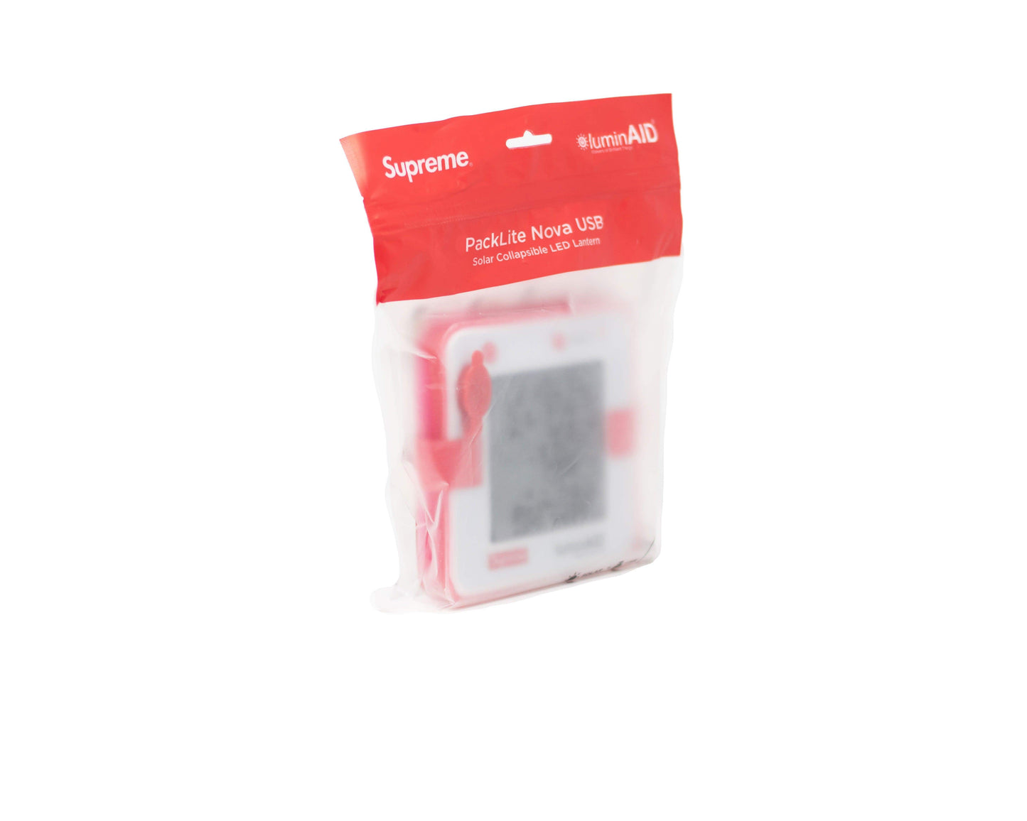 Supreme LuminAID Packlite Nova USB Red - Image 03 - Only at www.BallersClubKickz.com - This Supreme LuminAID Packlite Nova 'USB Red' was featured in SS18.