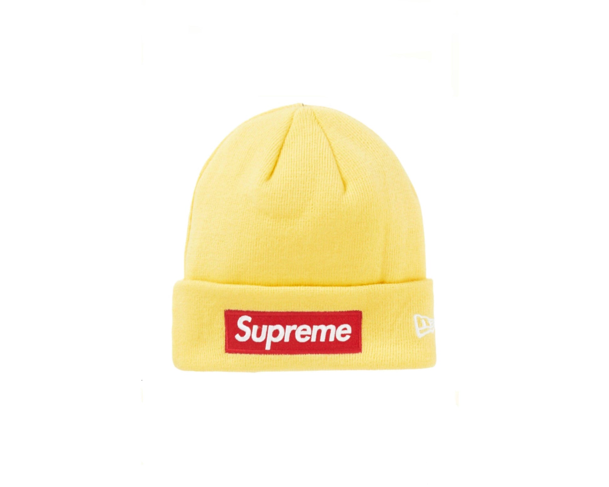 Supreme New Era Box Logo Beanie FW22 - Image 13 - Only at www.BallersClubKickz.com - These Supreme New Era Box Logo Beanies FW22 were available in December of 2022.