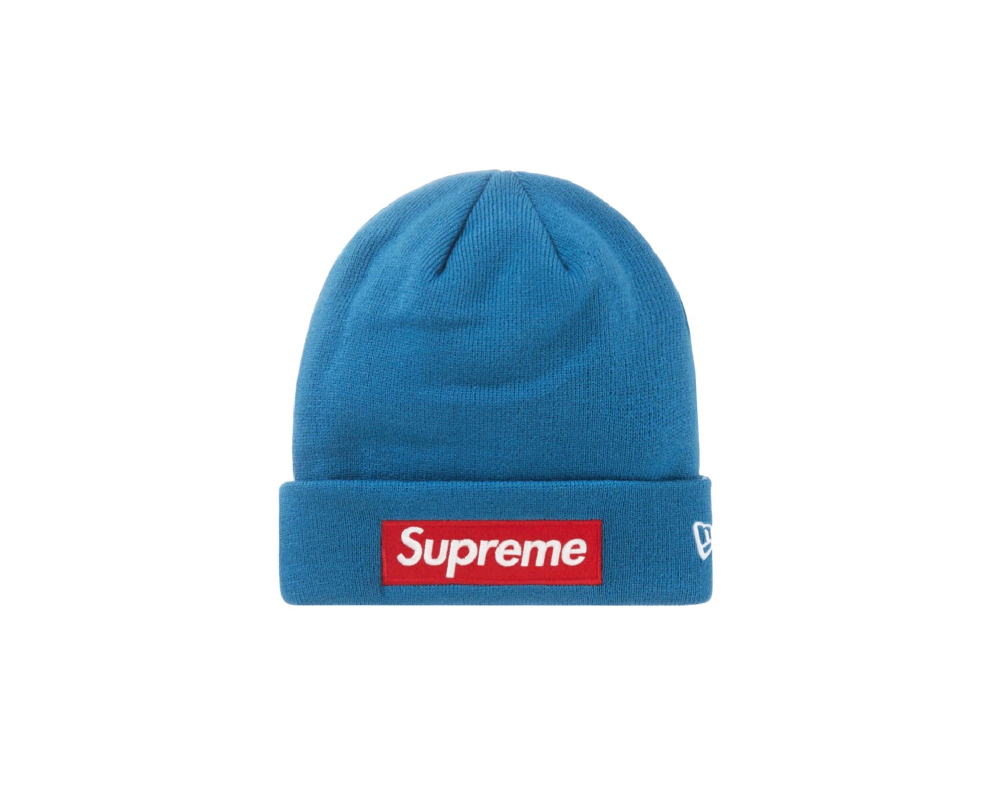 Supreme New Era Box Logo Beanie FW22 - Image 05 - Only at www.BallersClubKickz.com - These Supreme New Era Box Logo Beanies FW22 were available in December of 2022.