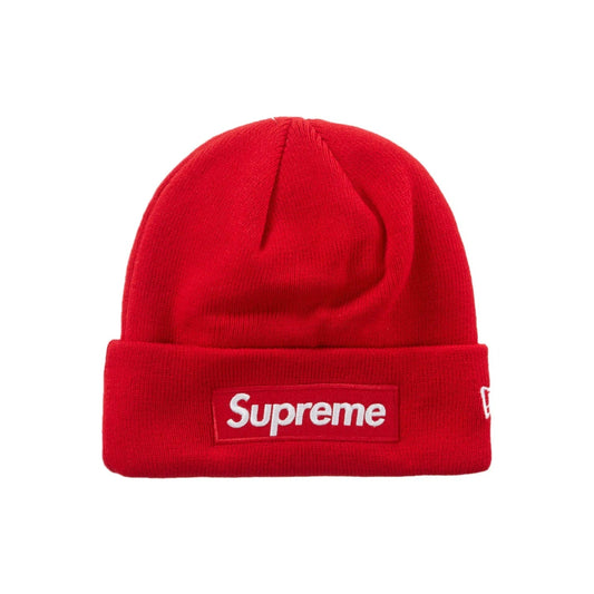 Supreme New Era Box Logo Beanie (FW23) Red - Image 1 - Only at www.BallersClubKickz.com - #
Offering classic style and all-over branding, the Supreme FW23 New Era Box Logo Beanie is a must-have accessory. Featuring a bright red tone and iconic black Supreme New Era Box Logo sewn on the front. Add effortless style and color to your wardrobe with this snug-fitting beanie.